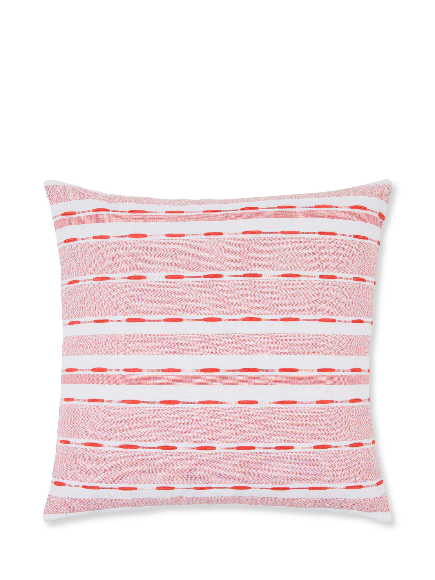 Cushion with raised stitching motif 45x45cm, Light Pink, large image number 1