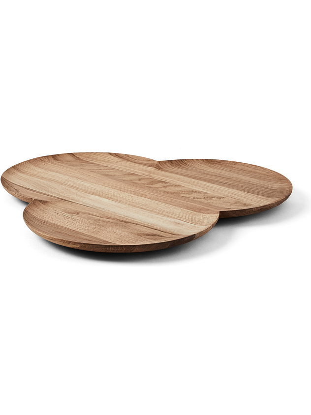 Oak wood tray by Agustina Bottoni