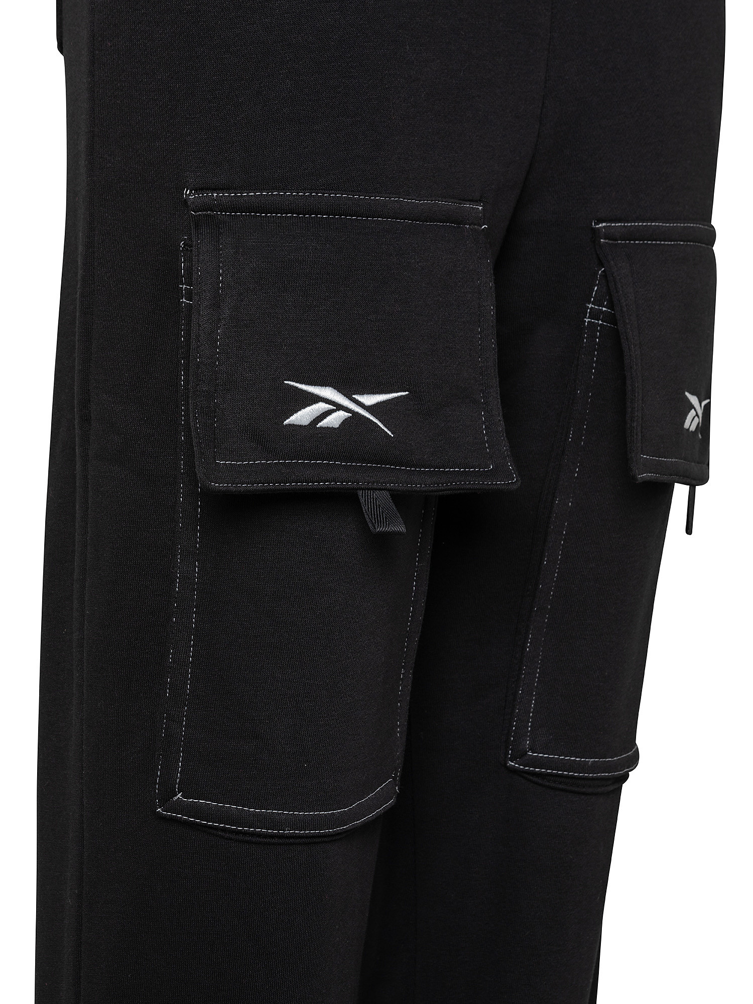 Pantaloni Cardi B in maglia, Nero, large image number 2
