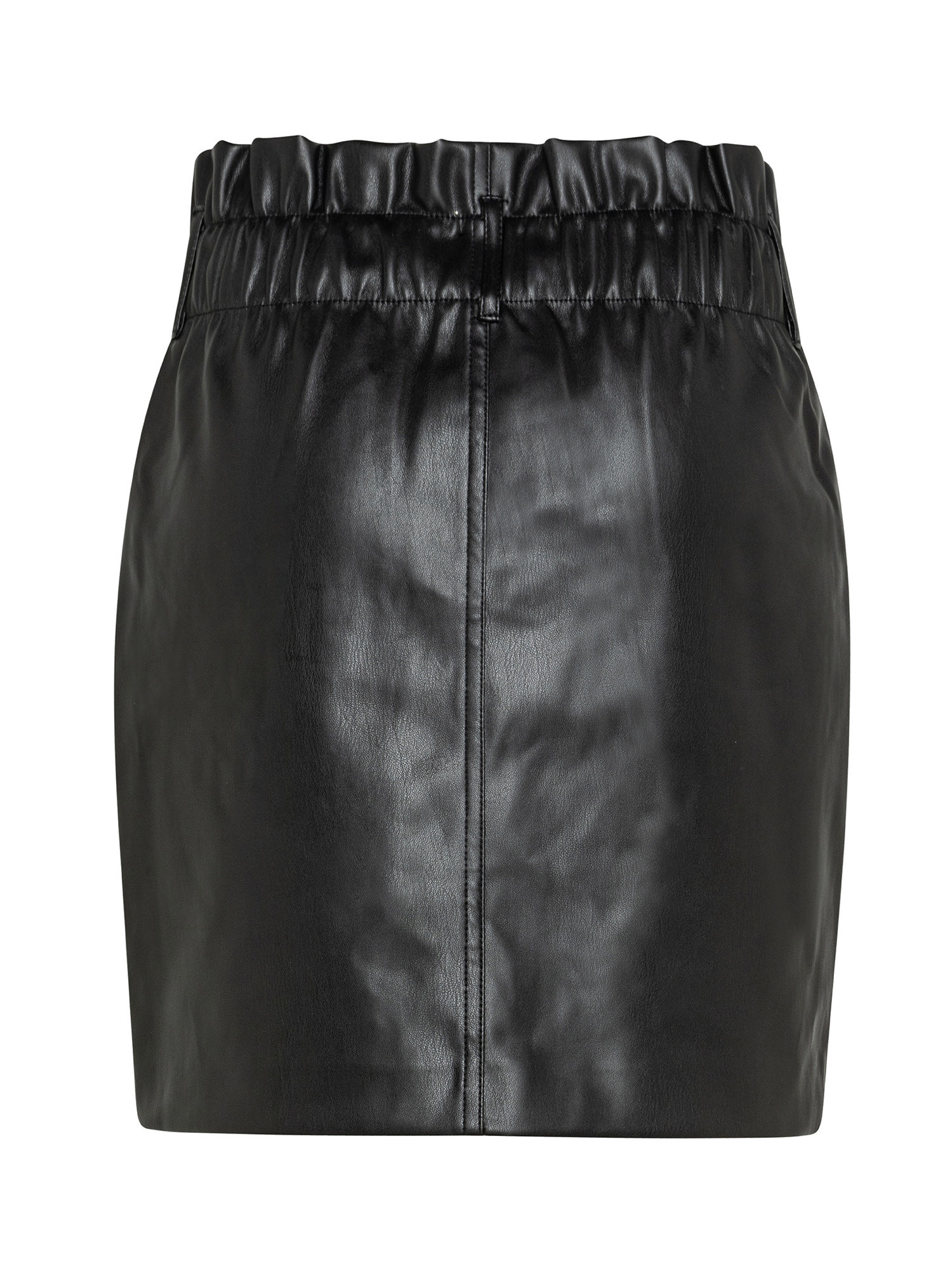 faux leather skirt, Black, large image number 1