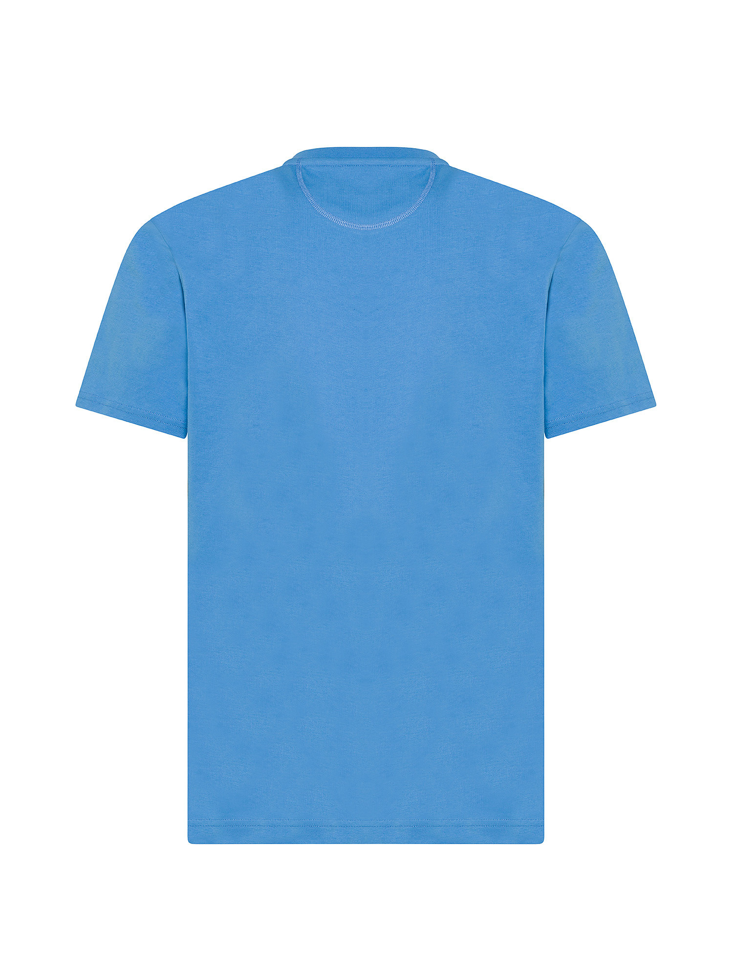La Martina - Short-sleeved T-shirt in jersey cotton, Blue, large image number 1