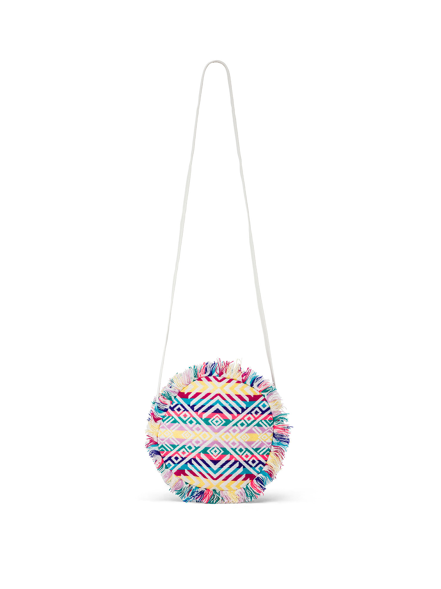 Koan - Patterned round shoulder bag, Multicolor, large image number 0