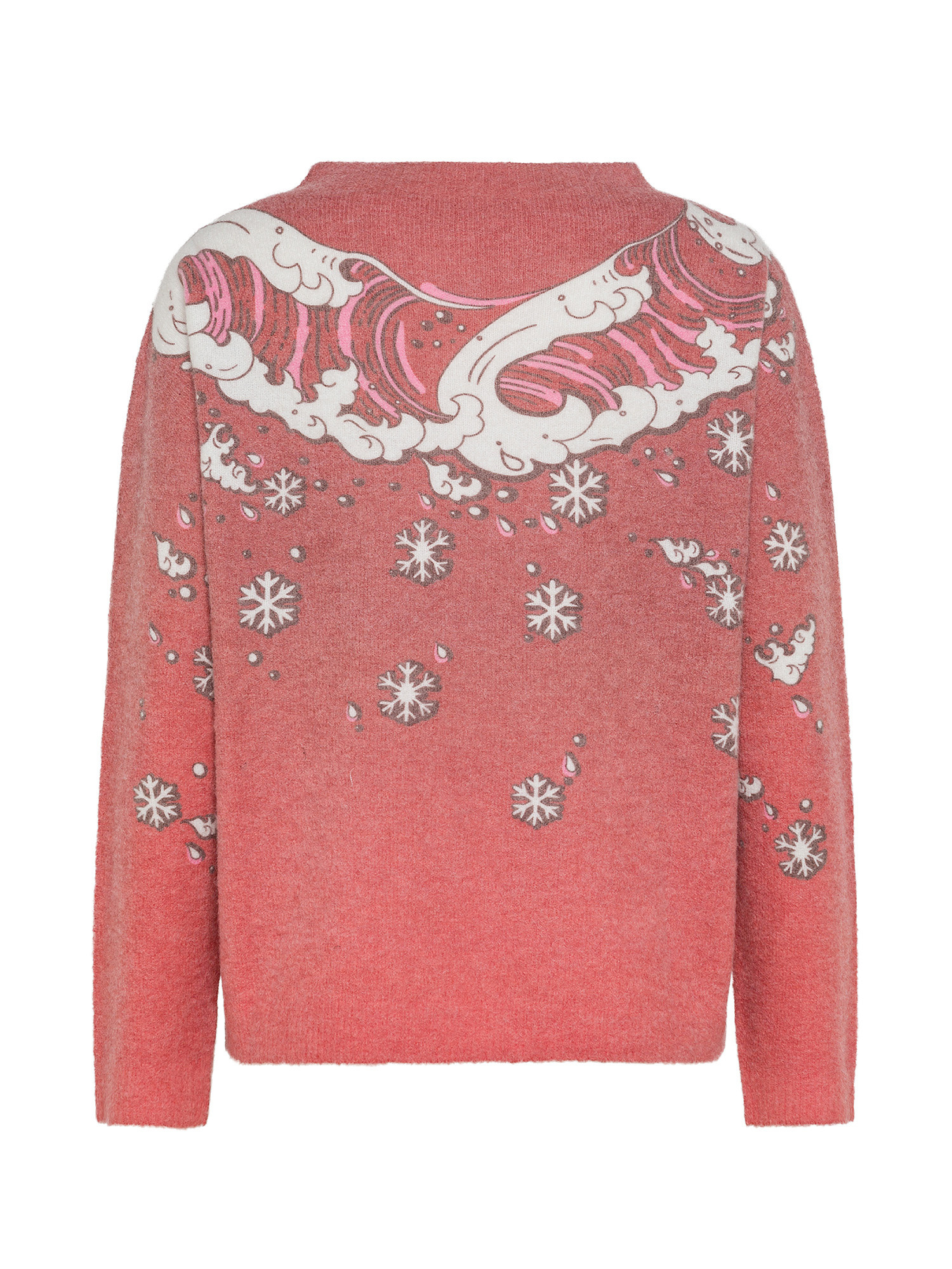 Pullover The Surfer’s Christmas by Paula Cademartori, Rosso, large image number 1
