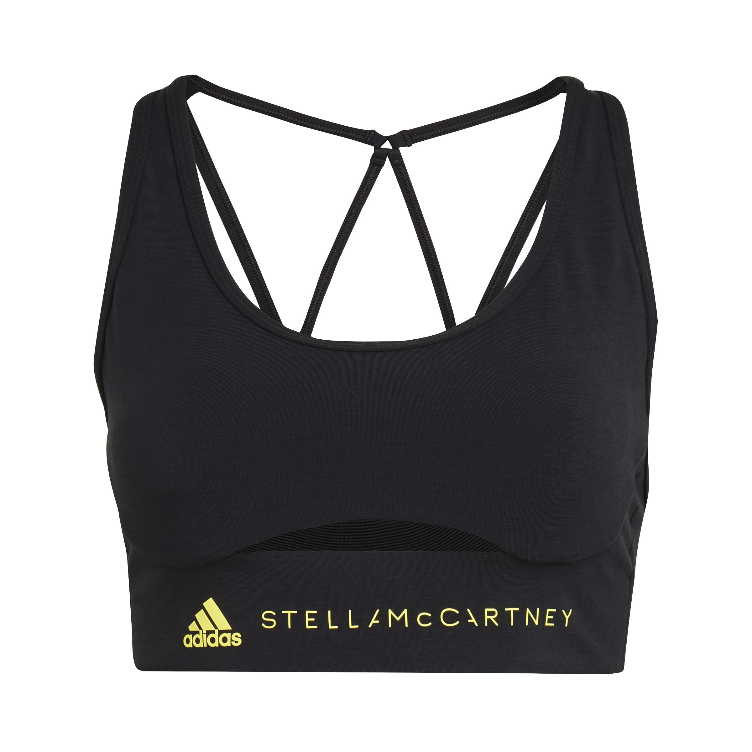 Adidas by Stella McCartney - TrueStrength Medium-Support Sports Bra, Black, large image number 0