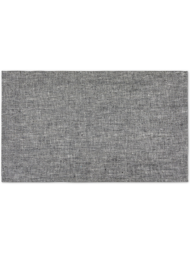 Solid color washed linen placemat