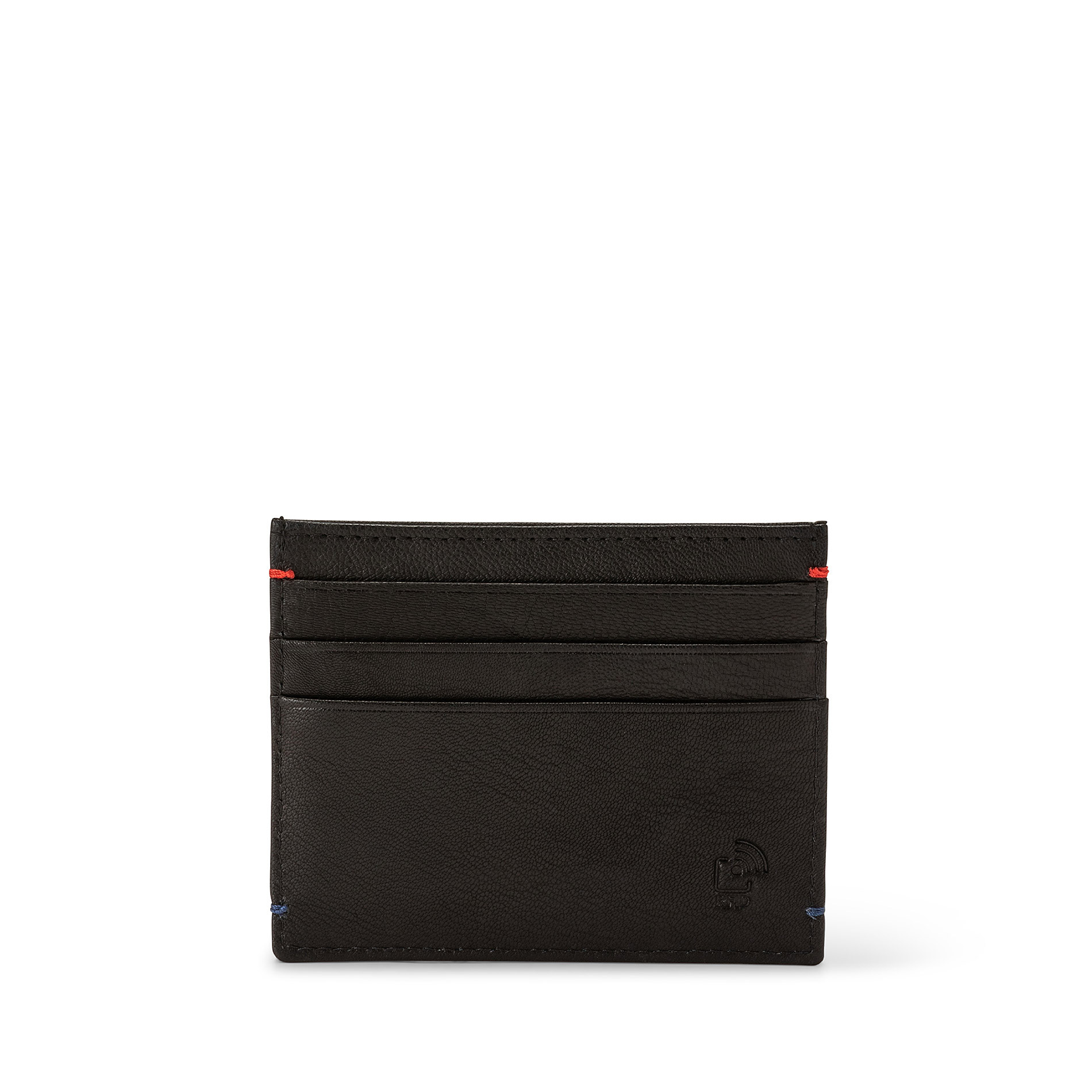 Luca D'Altieri leather credit card holder, Black, large image number 2