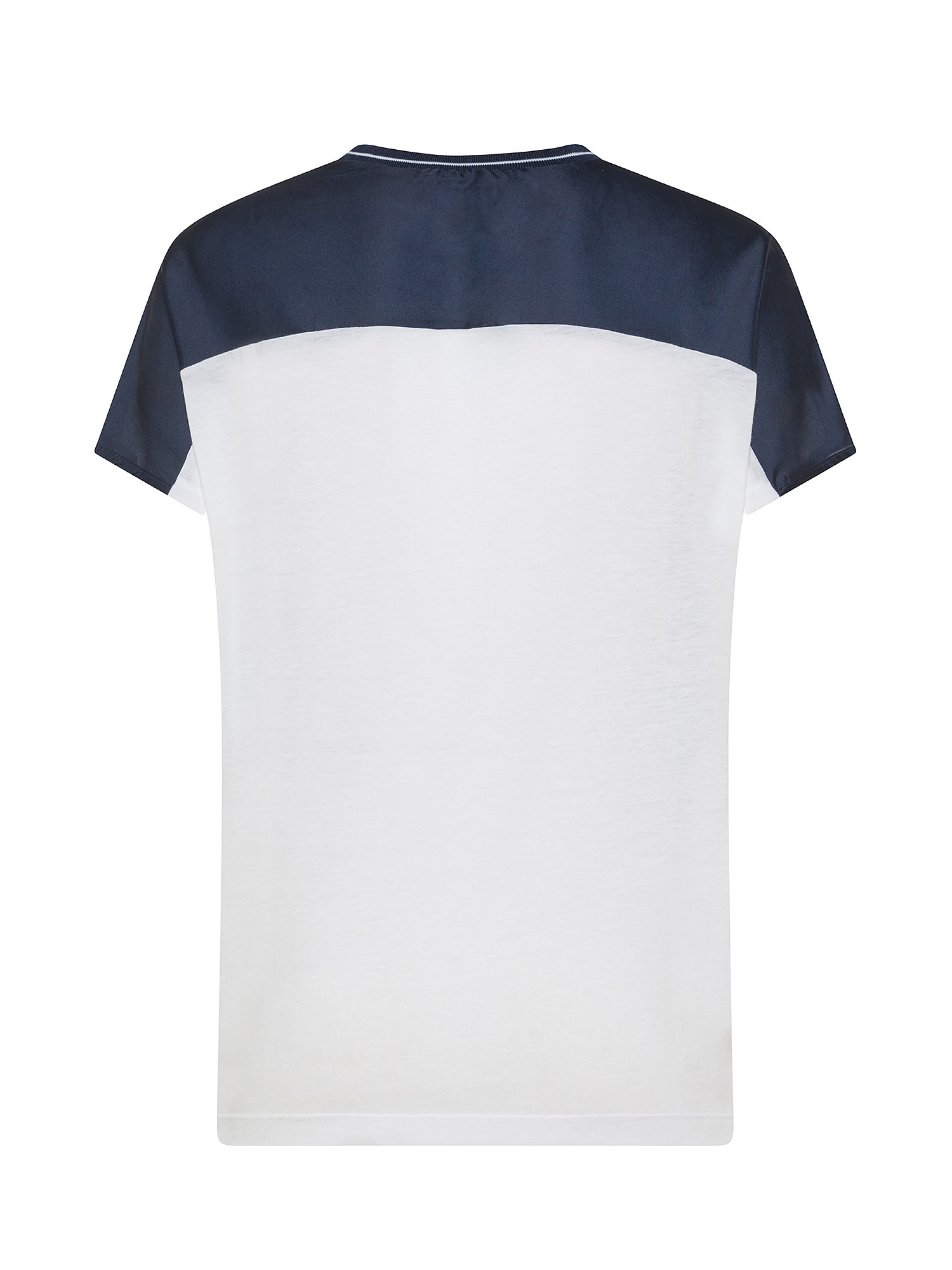 Emporio Armani - T-shirt con maxi stampa, Blu scuro, large image number 1