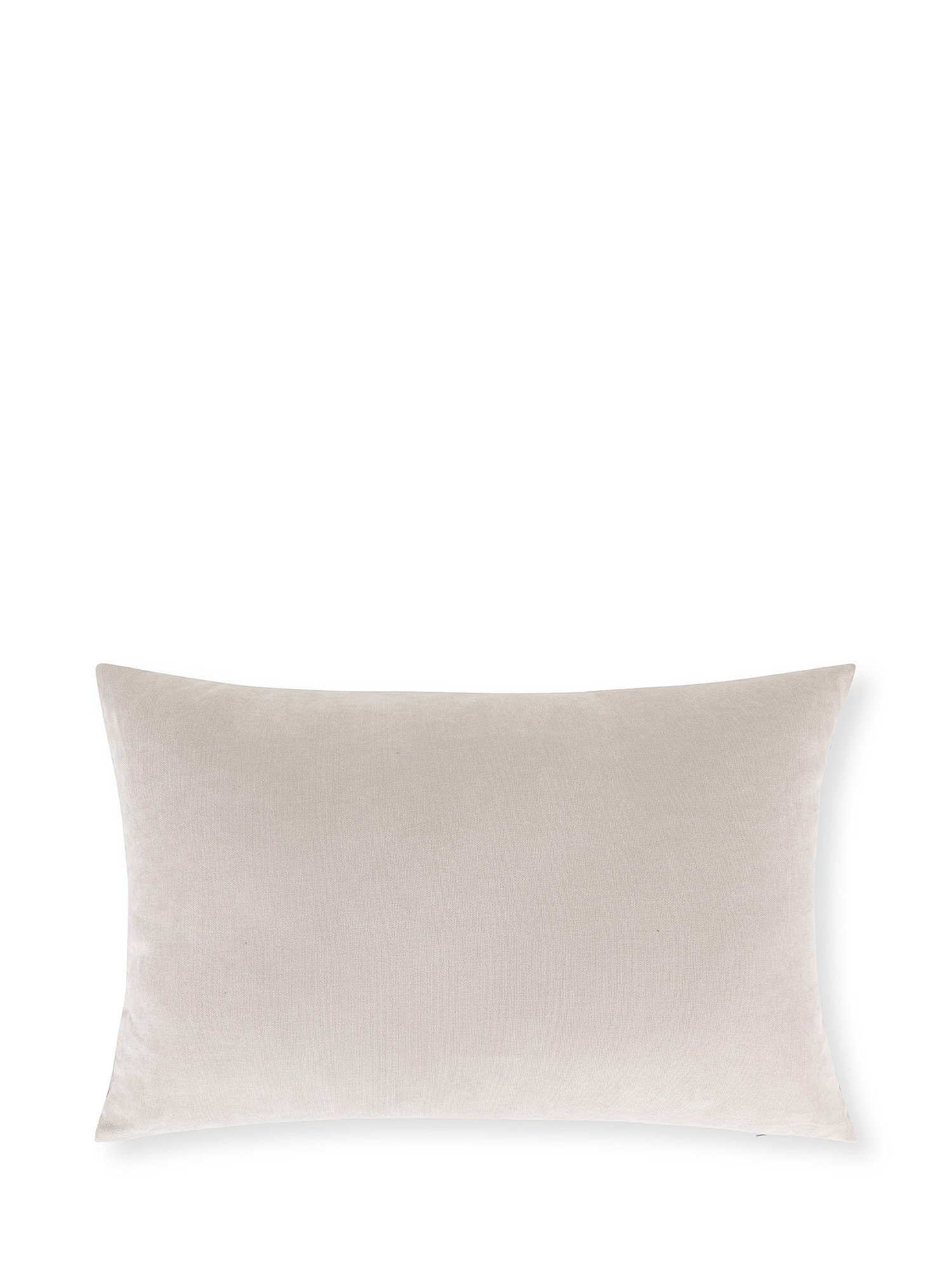 Jacquard cushion with geometric pattern 35x55cm, Beige, large image number 1