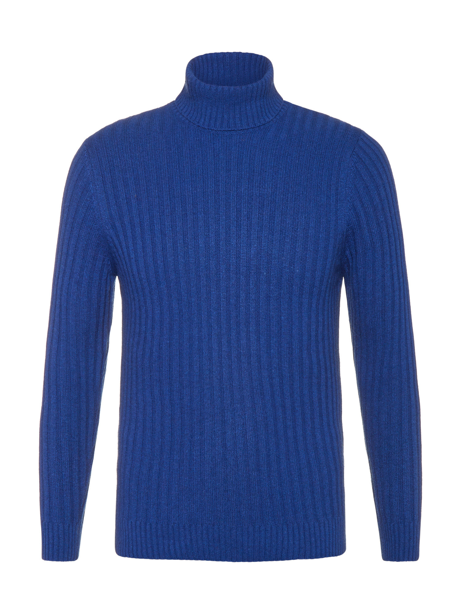 Luca D'Altieri - Cashmere blend and wool turtleneck, Light Blue, large image number 0