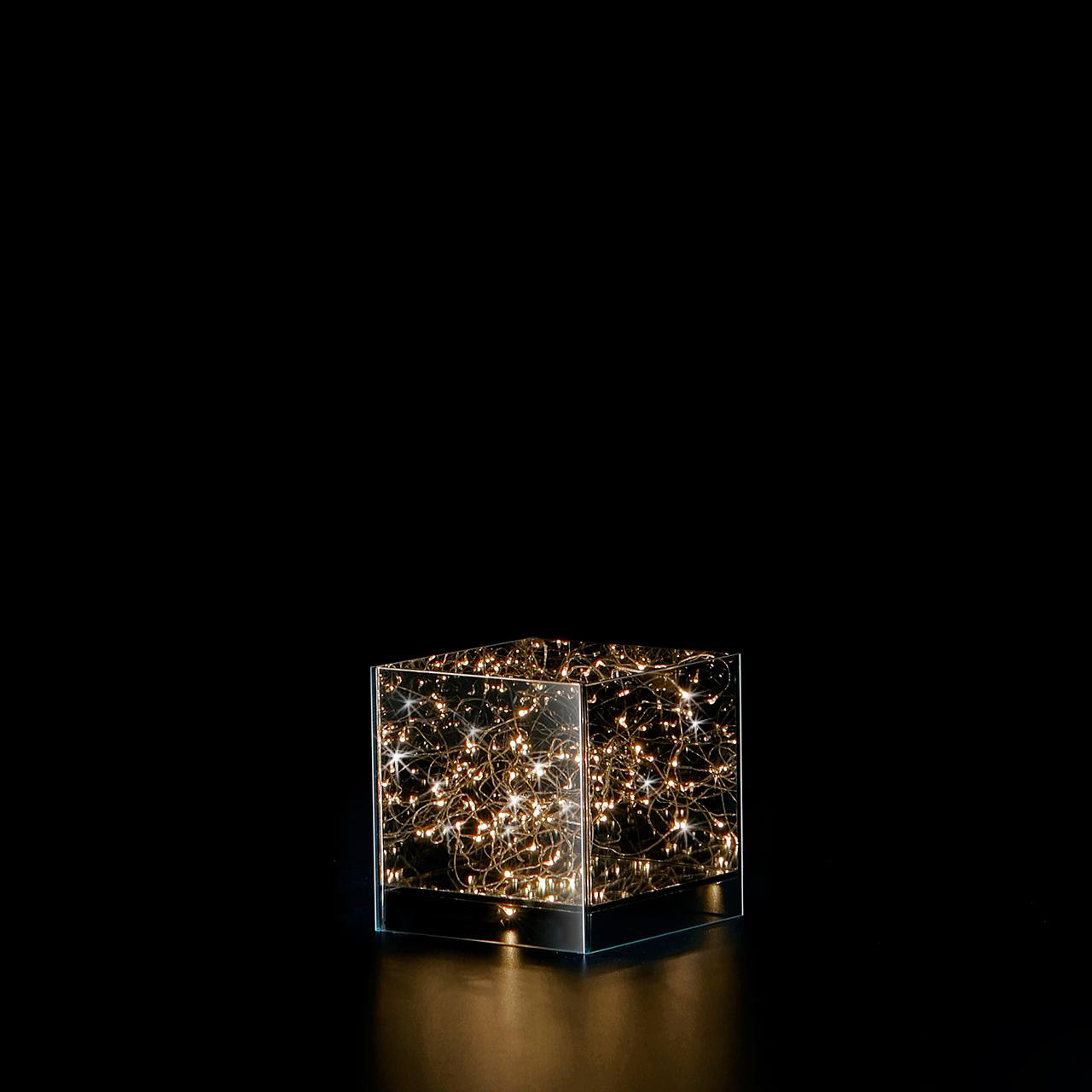 Cubo aperto con 40 led, Giallo, large image number 1