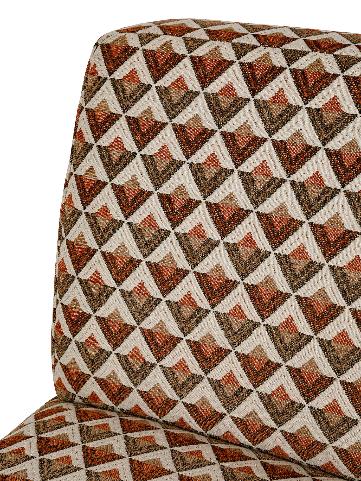Pattern velvet loveseat sofa, Multicolor, large image number 2