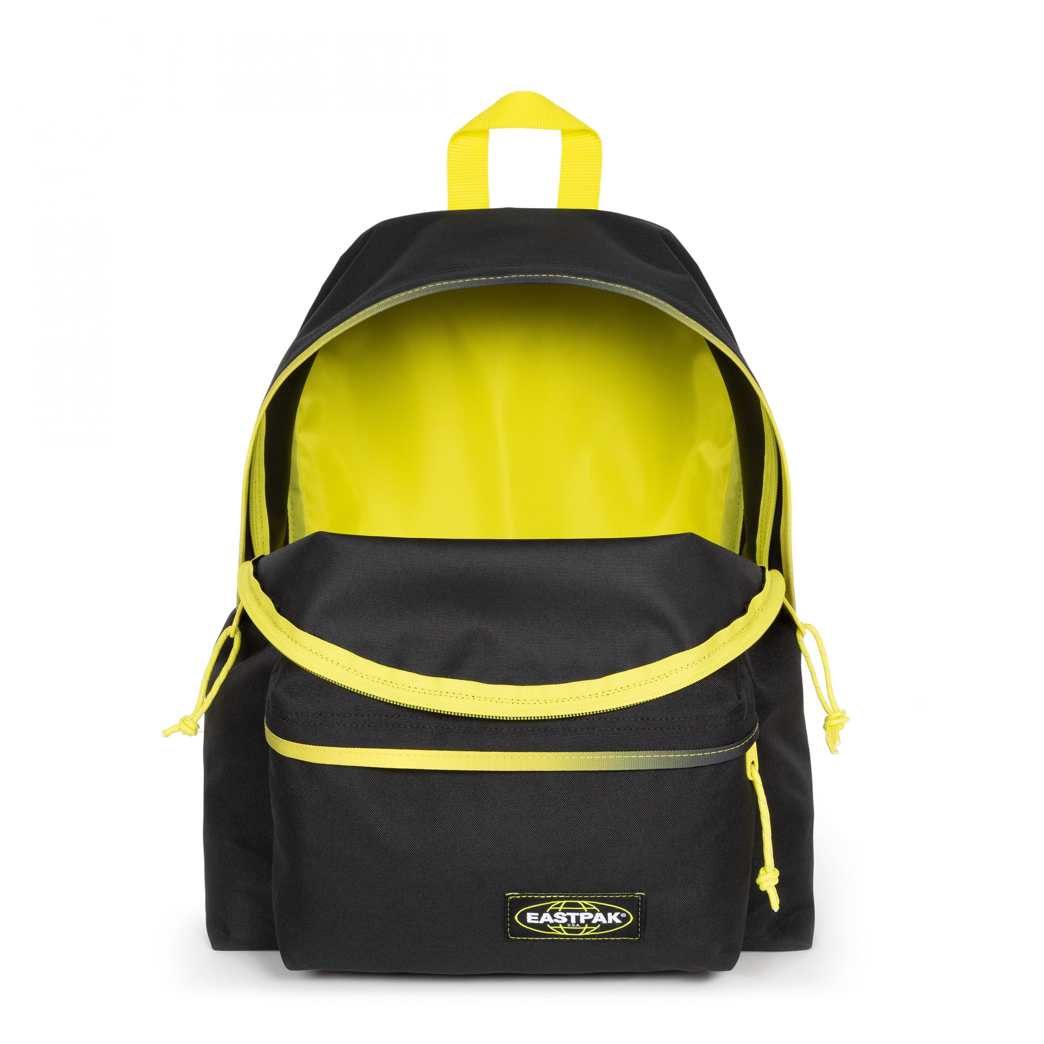 Eastpak - Padded Pak'r Kontrast Grade Lime Backpack, Black, large image number 1