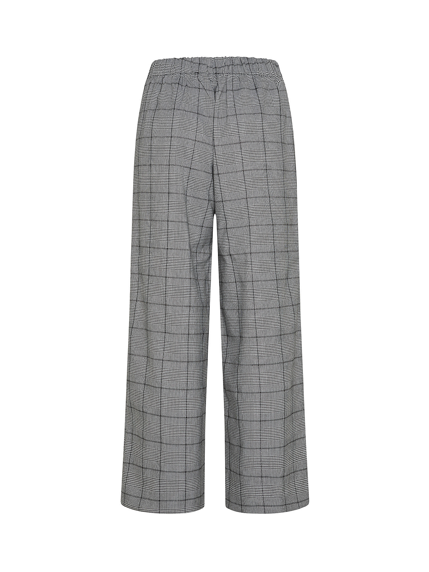 Trousers with checked pattern, Light Grey, large image number 1