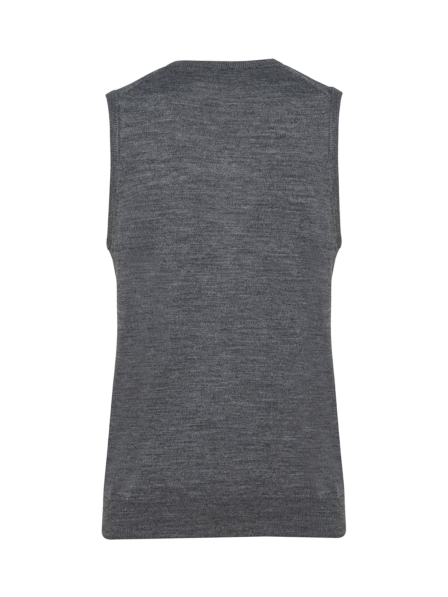 Merino Blend Vest - Machine washable, Grey, large image number 1