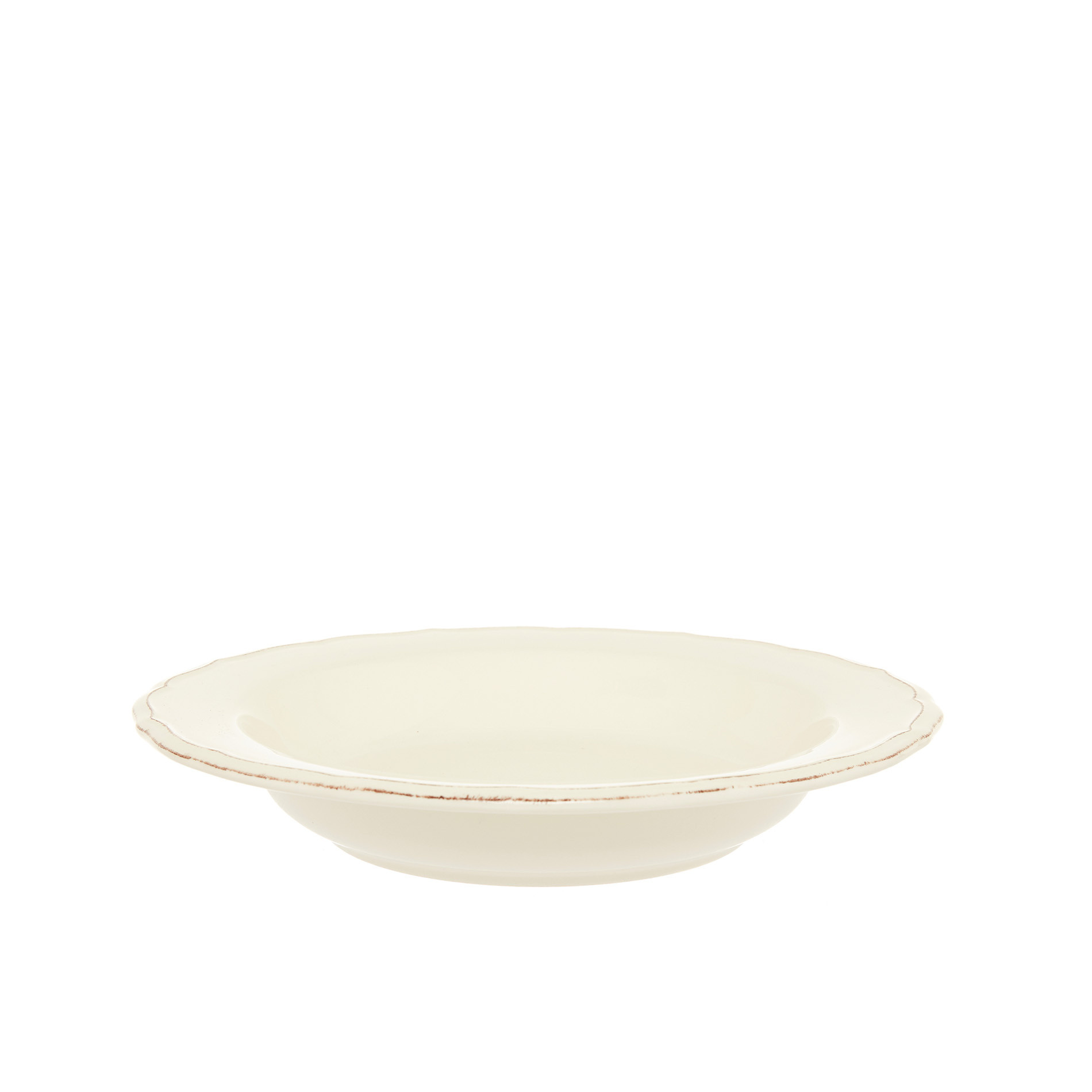 Dona Maria ceramic soup bowl, White Cream, large image number 0