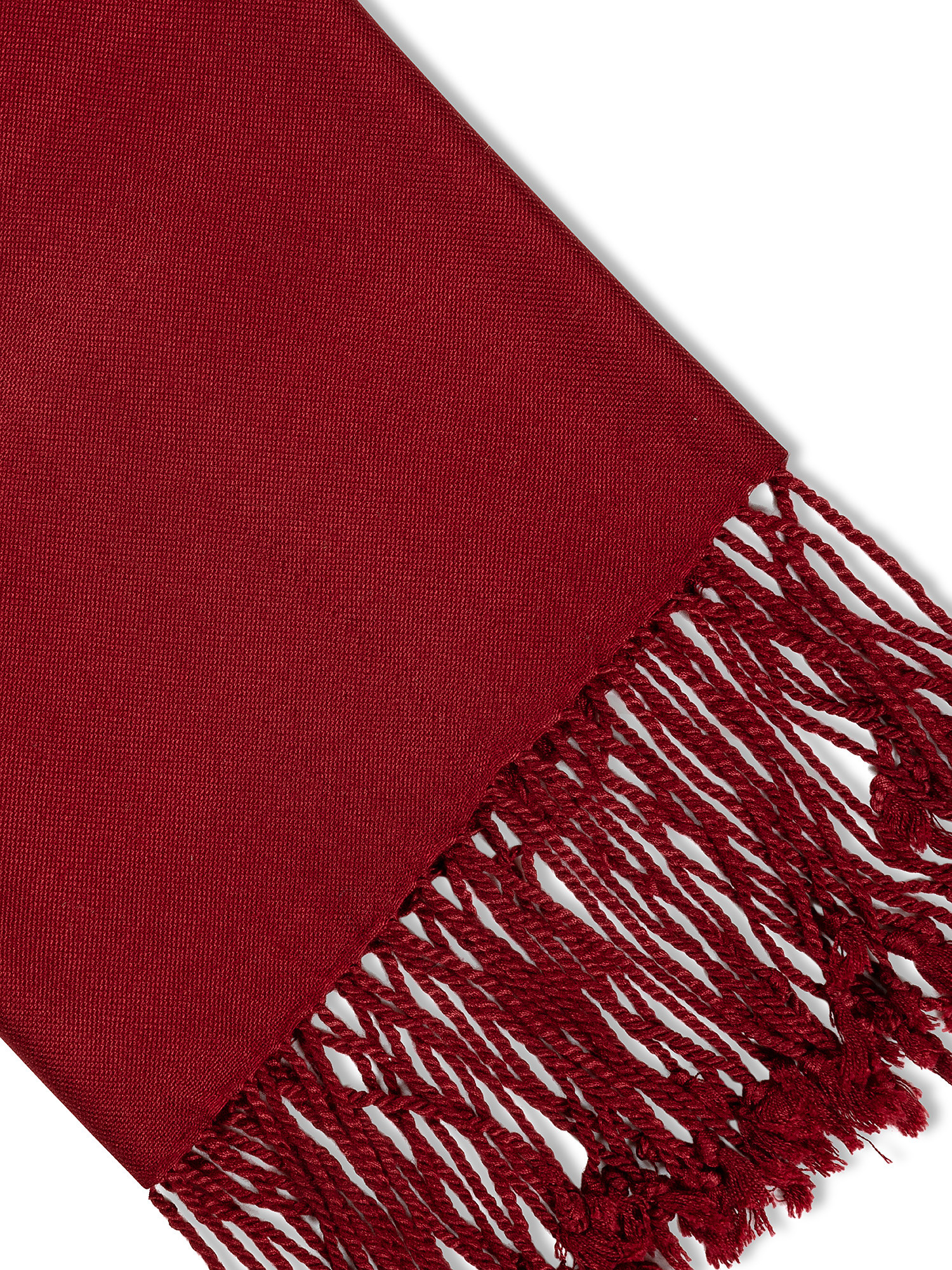 Pashmina in satin, Rosso, large image number 1