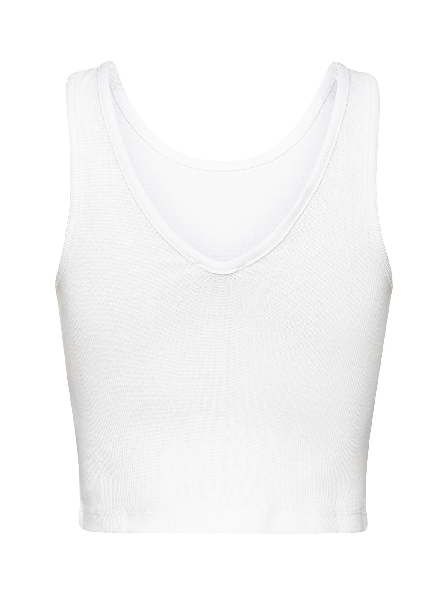 Pepe Jeans - Ribbed tank top, White, large image number 1