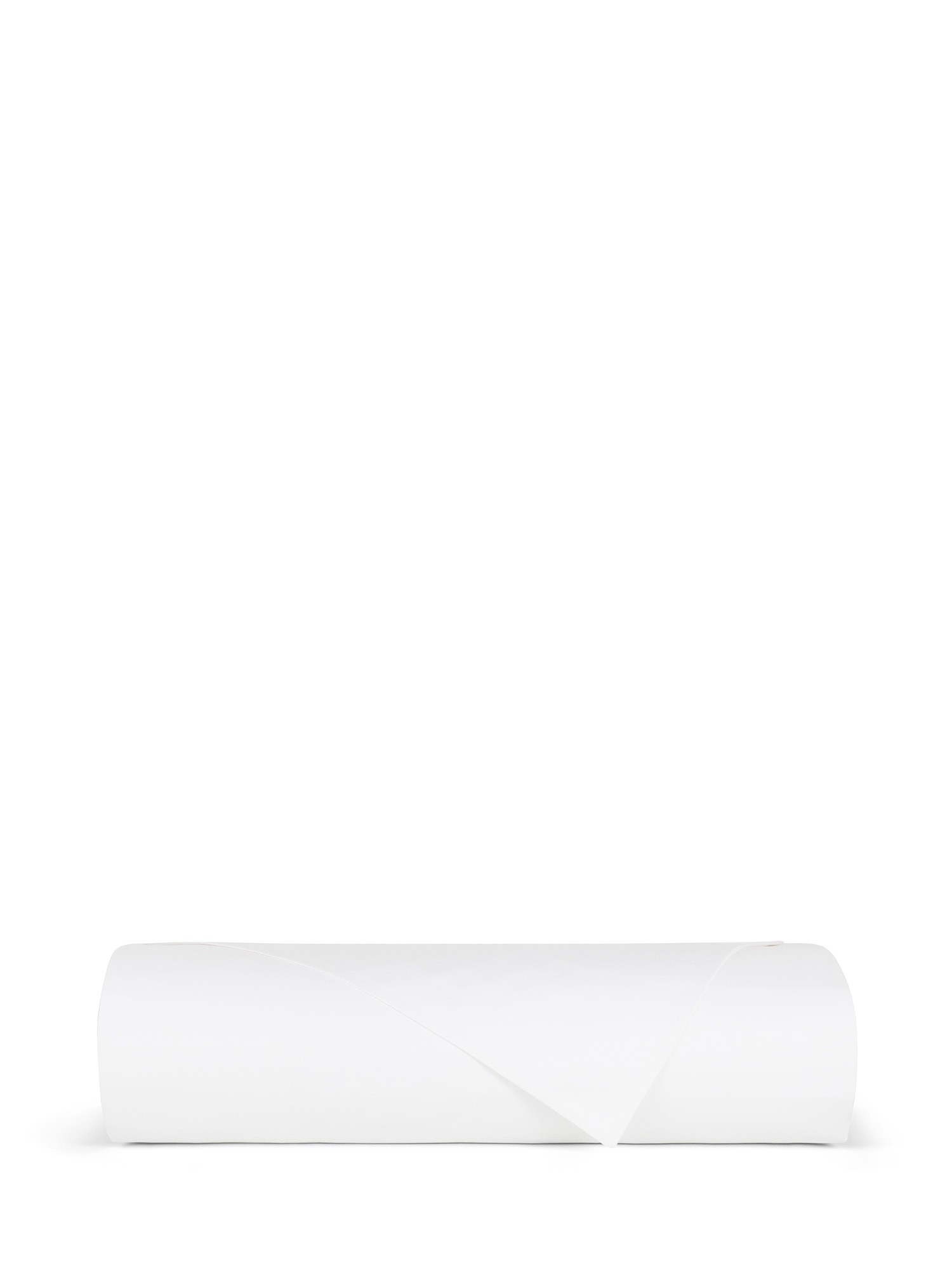 Zefiro smooth cotton percale sheet, White, large image number 1