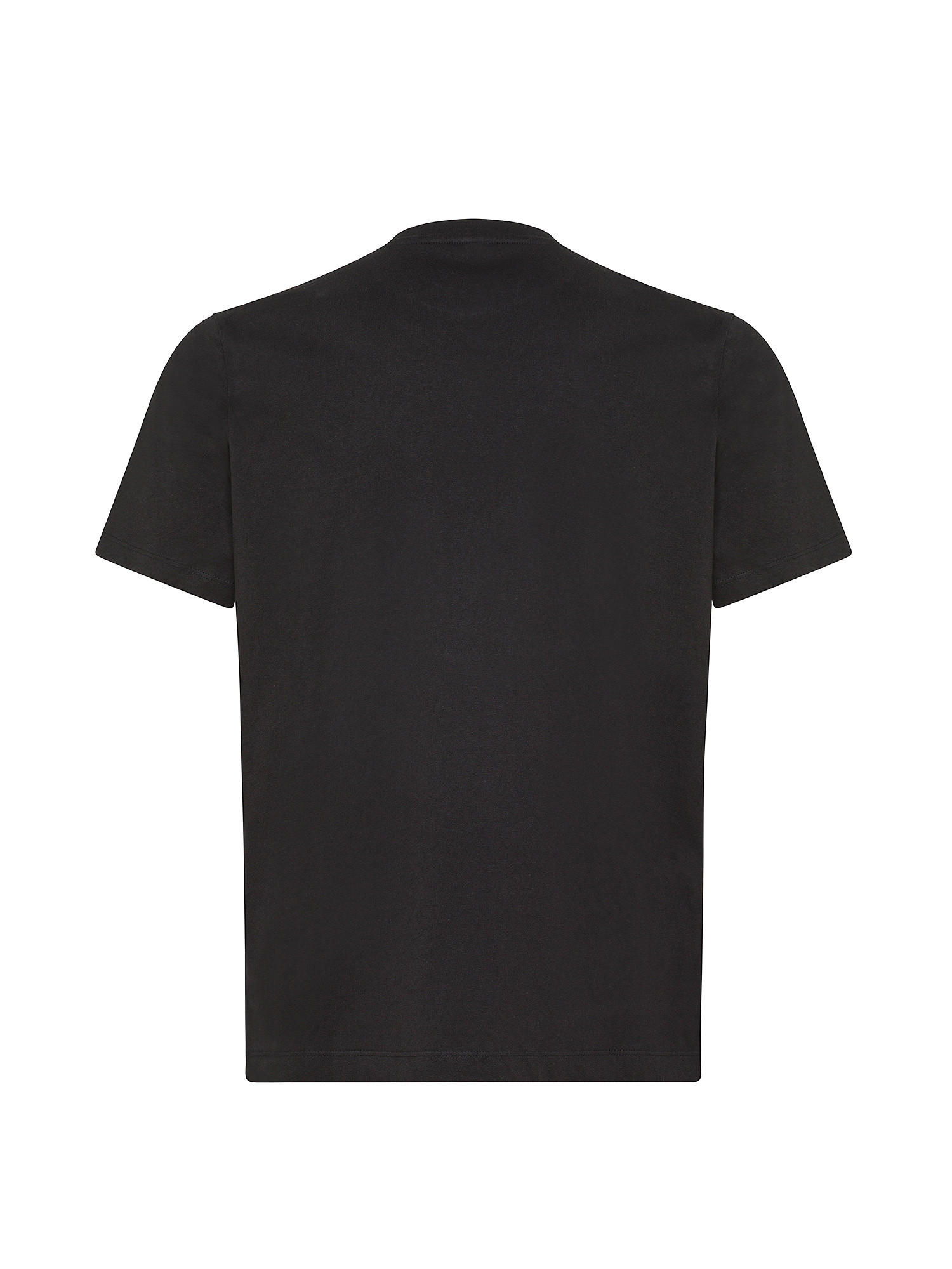 North Sails - T-shirt in jersey di cotone organico con micrologo, Nero, large image number 1