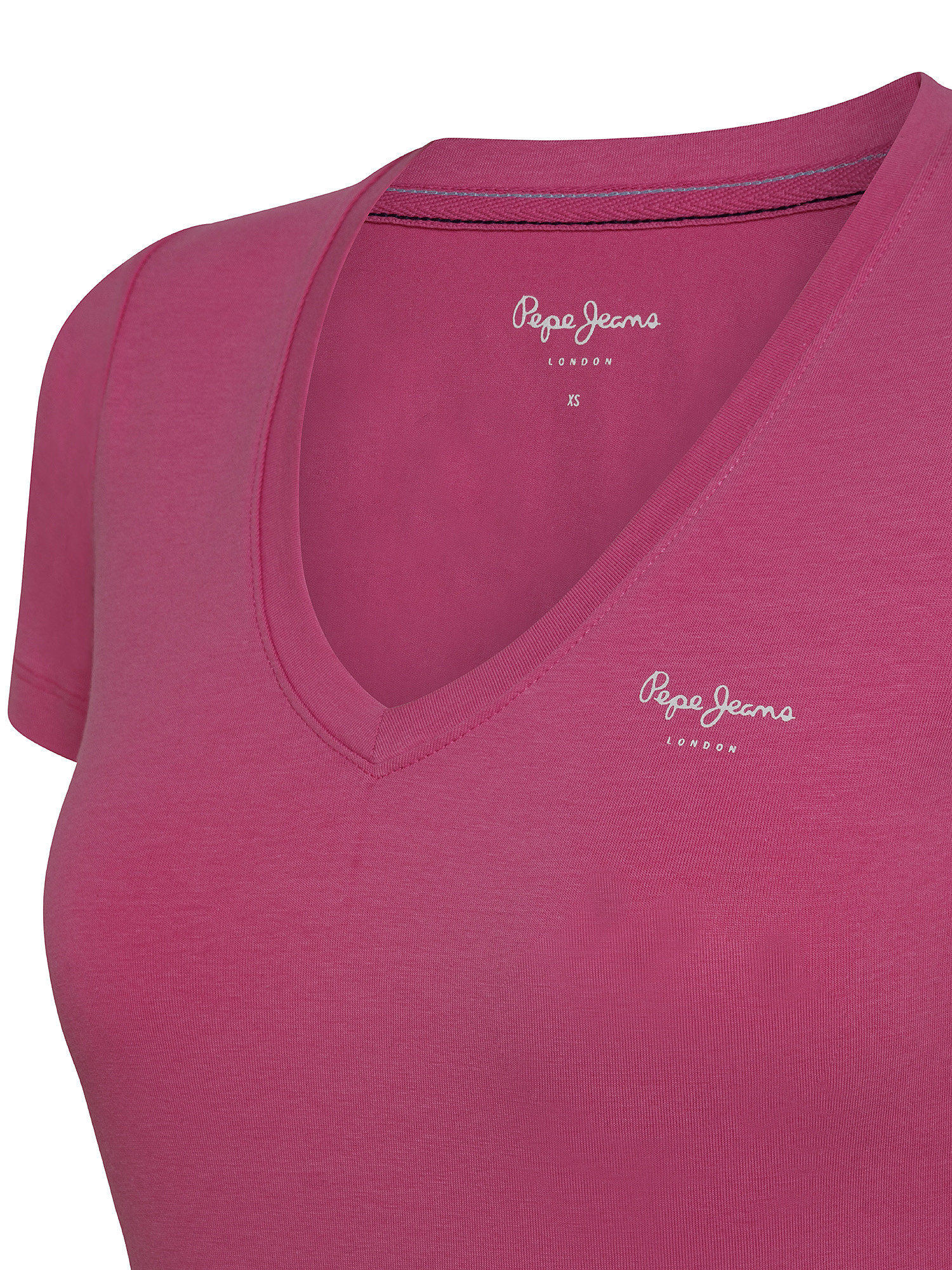 Violette cotton T-shirt, Pink Flamingo, large image number 2