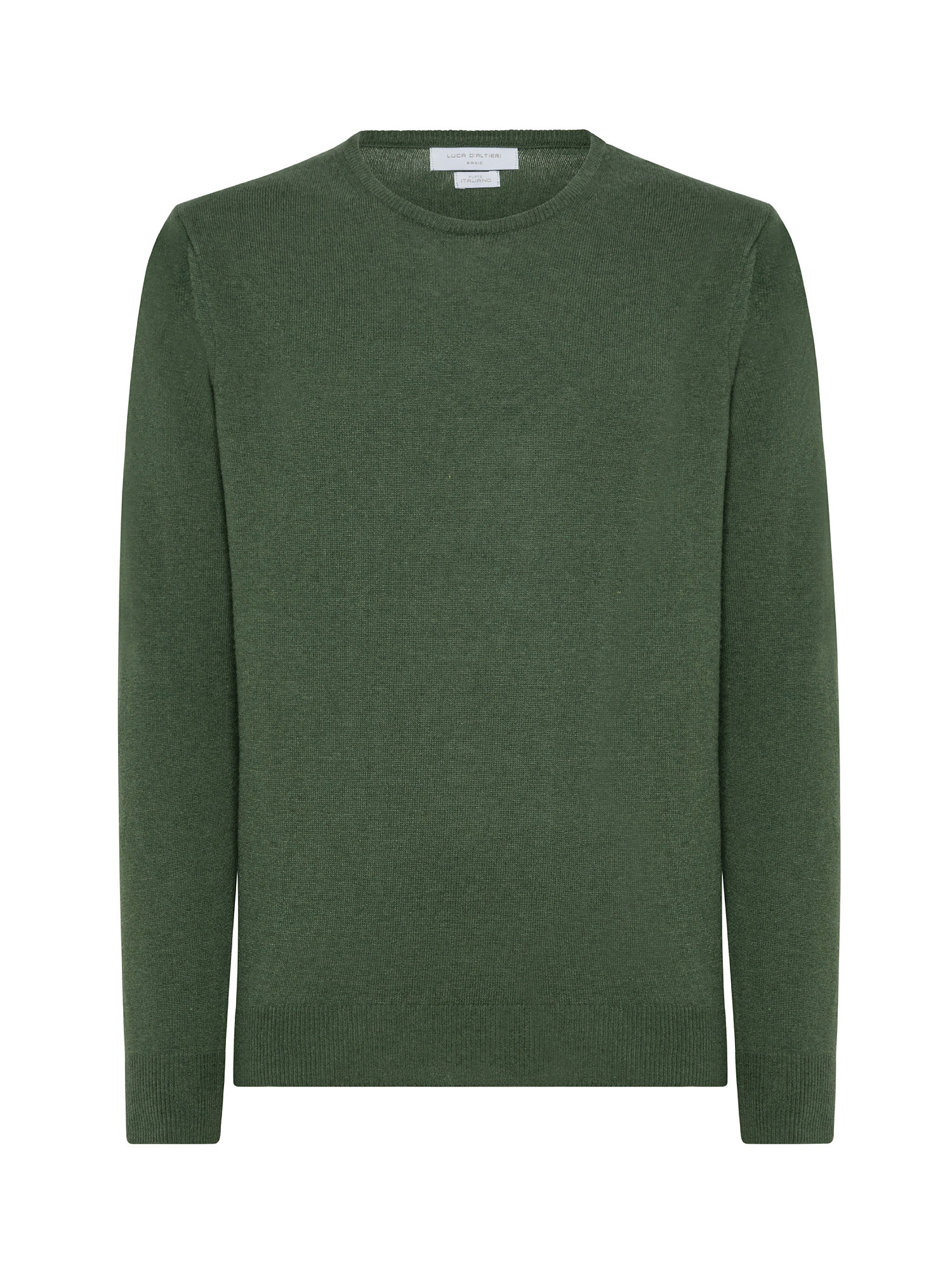Basic cashmere blend pullover, Green, large image number 0