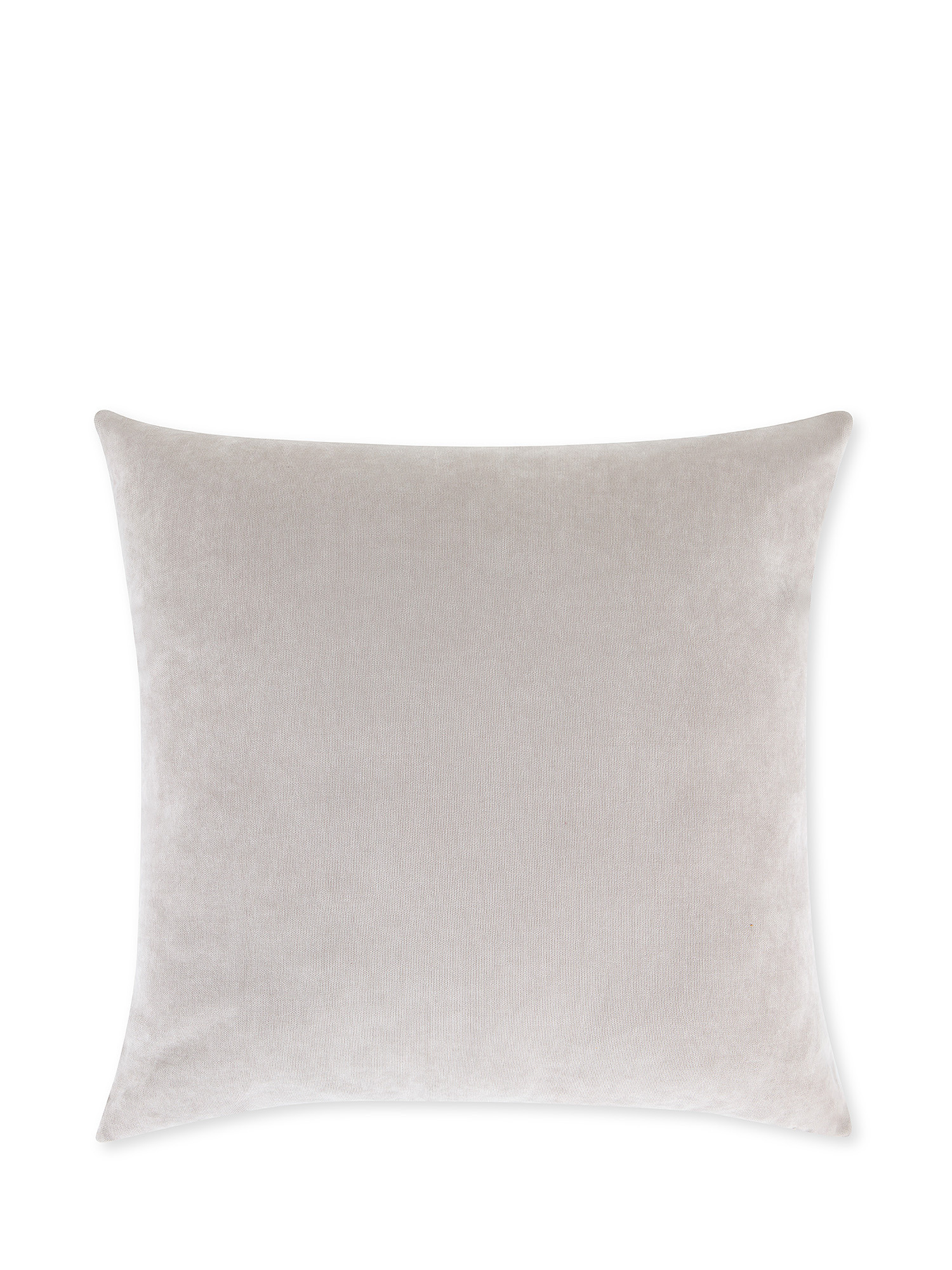 Jacquard cushion with geometric motif 50x50cm, Grey, large image number 1