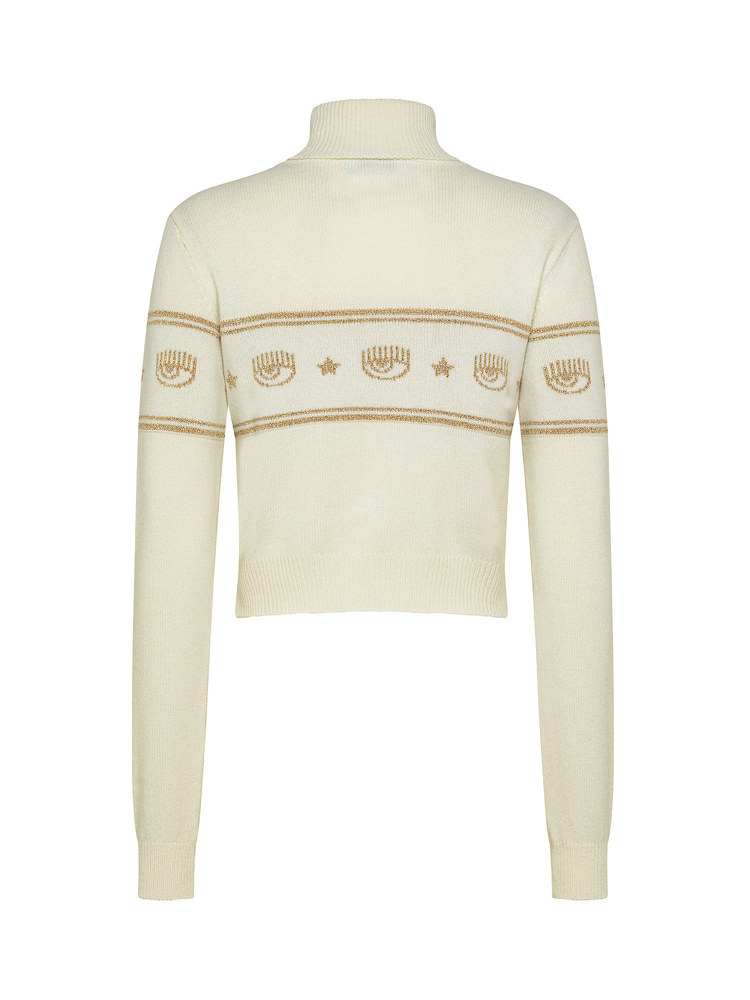 Sweater with logo, White, large image number 1