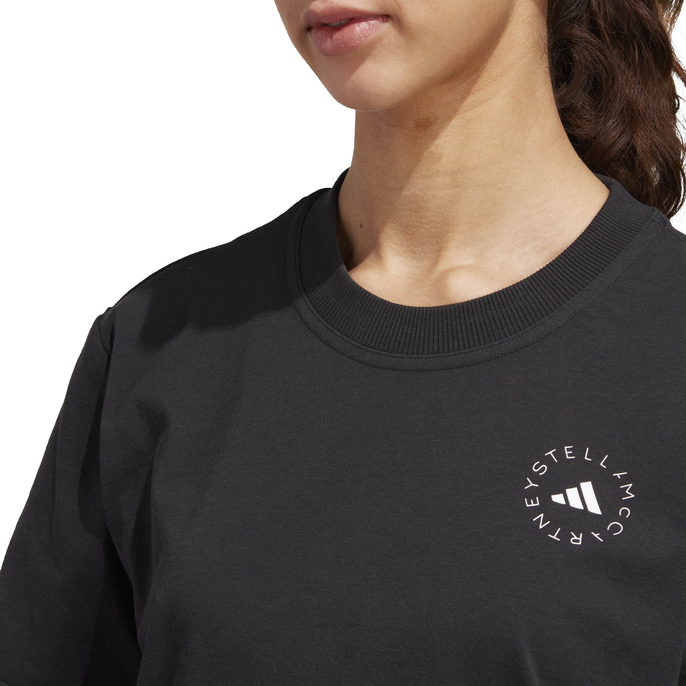 Adidas by Stella McCartney - TrueCasuals Regular Sportswear T-Shirt, Black, large image number 4