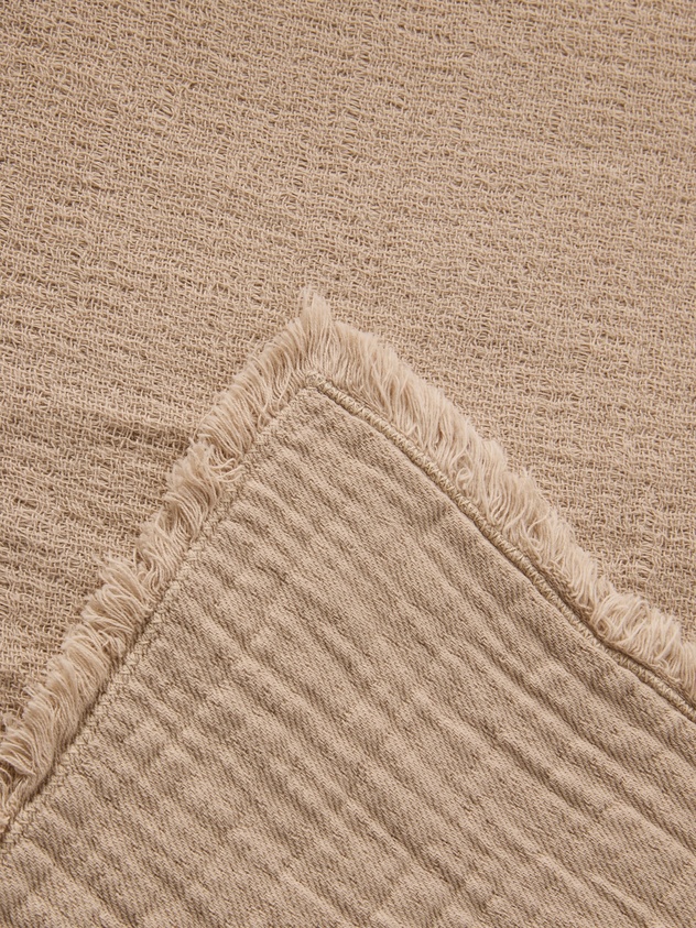 Plaid in garza di cotone lavato