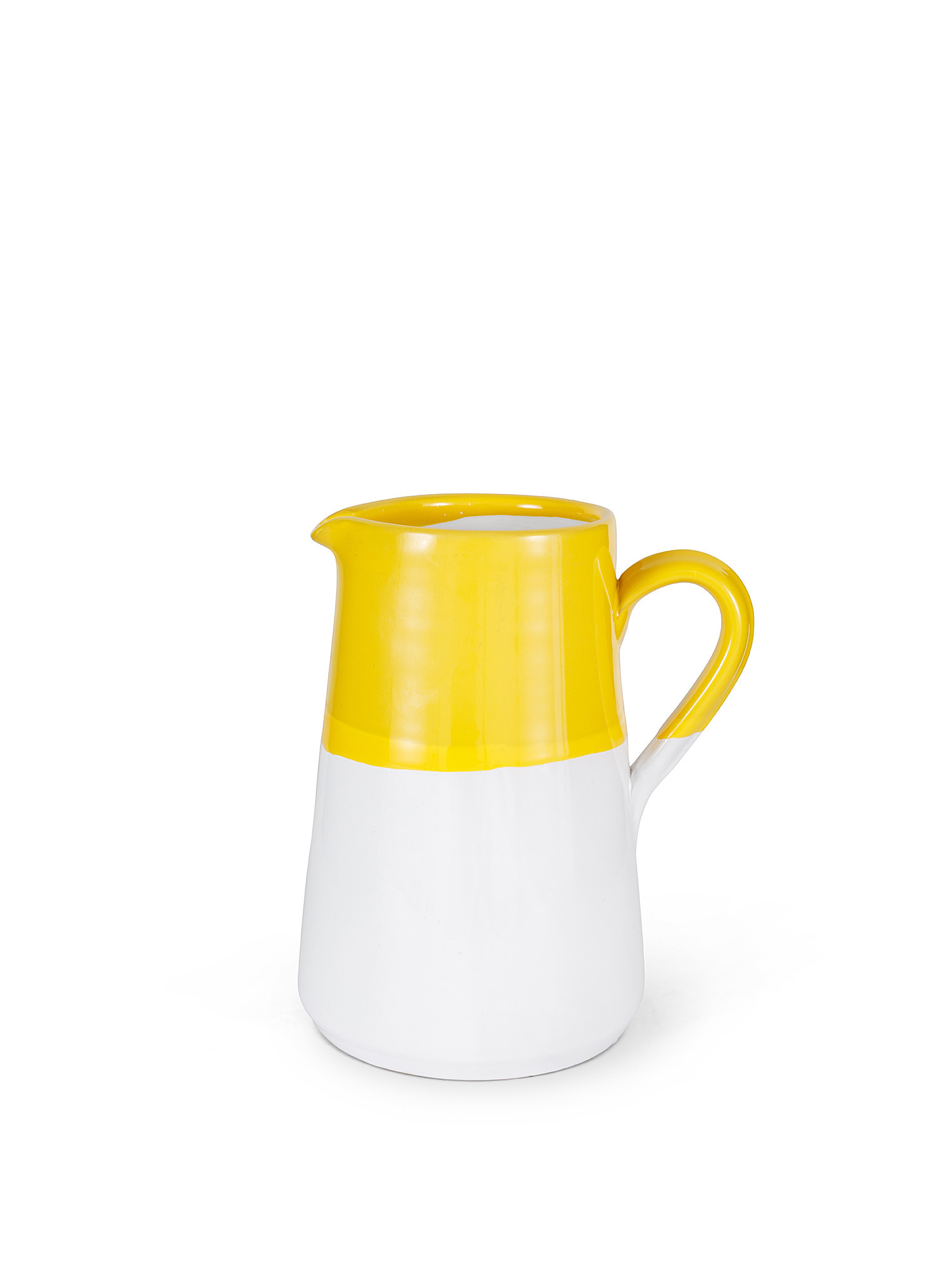 Ceramic jug by Ceramiche Pugliesi Fratelli Colì, Yellow, large image number 0