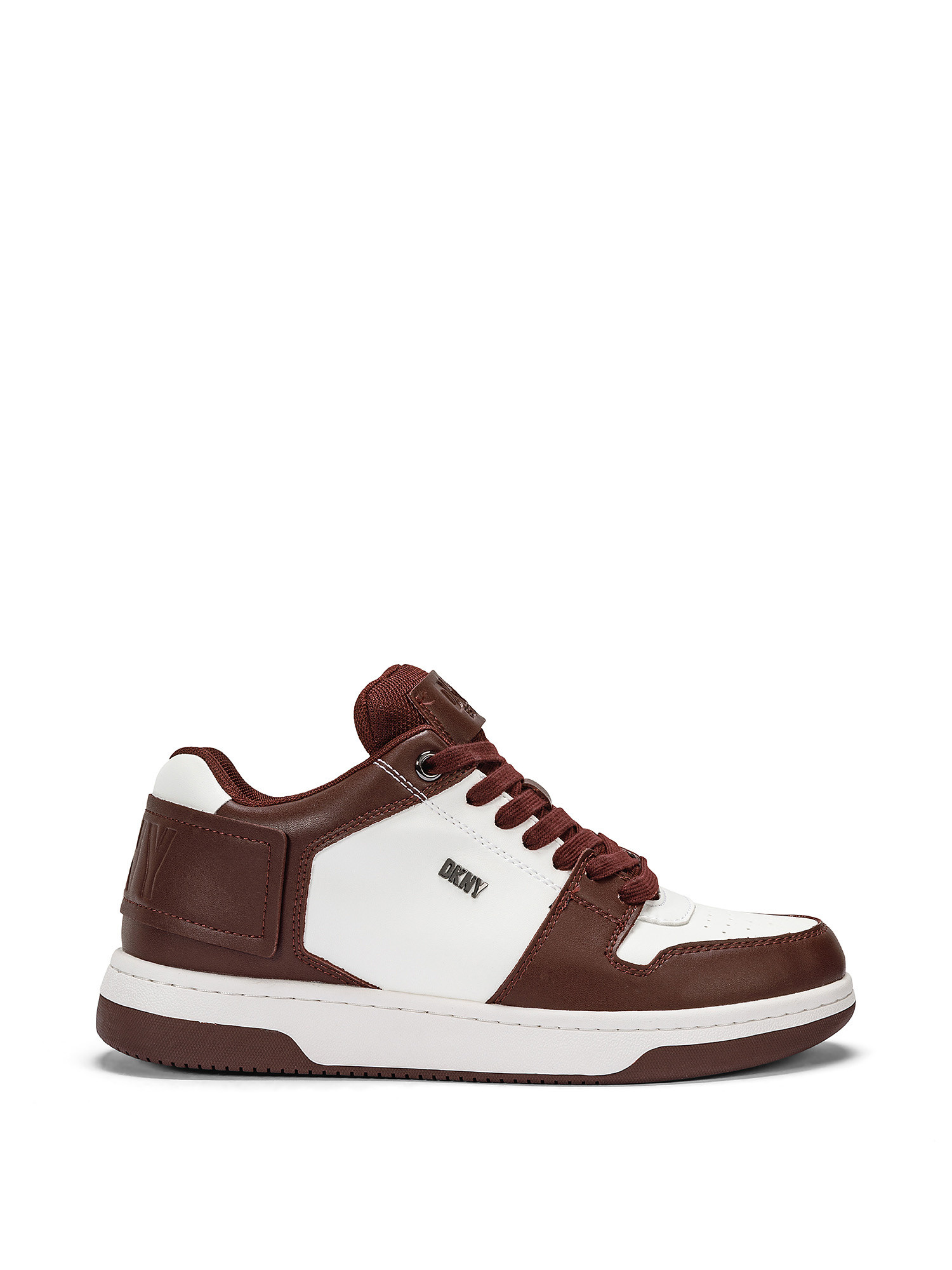 DKNY - Sneaker with Ozone logo, White, large image number 0