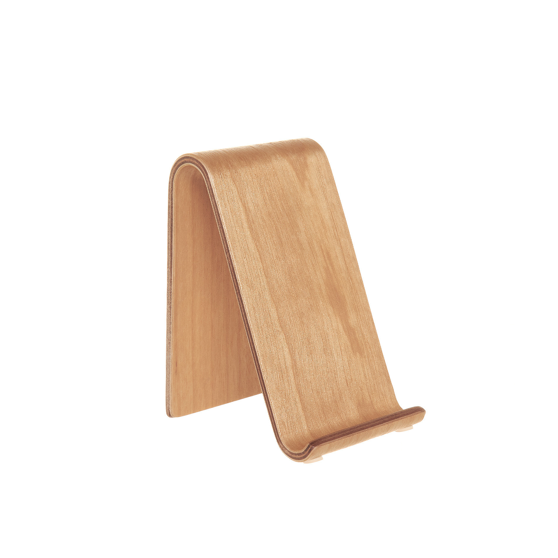 Vertical mobile phone in birch wood, Natural, large image number 0