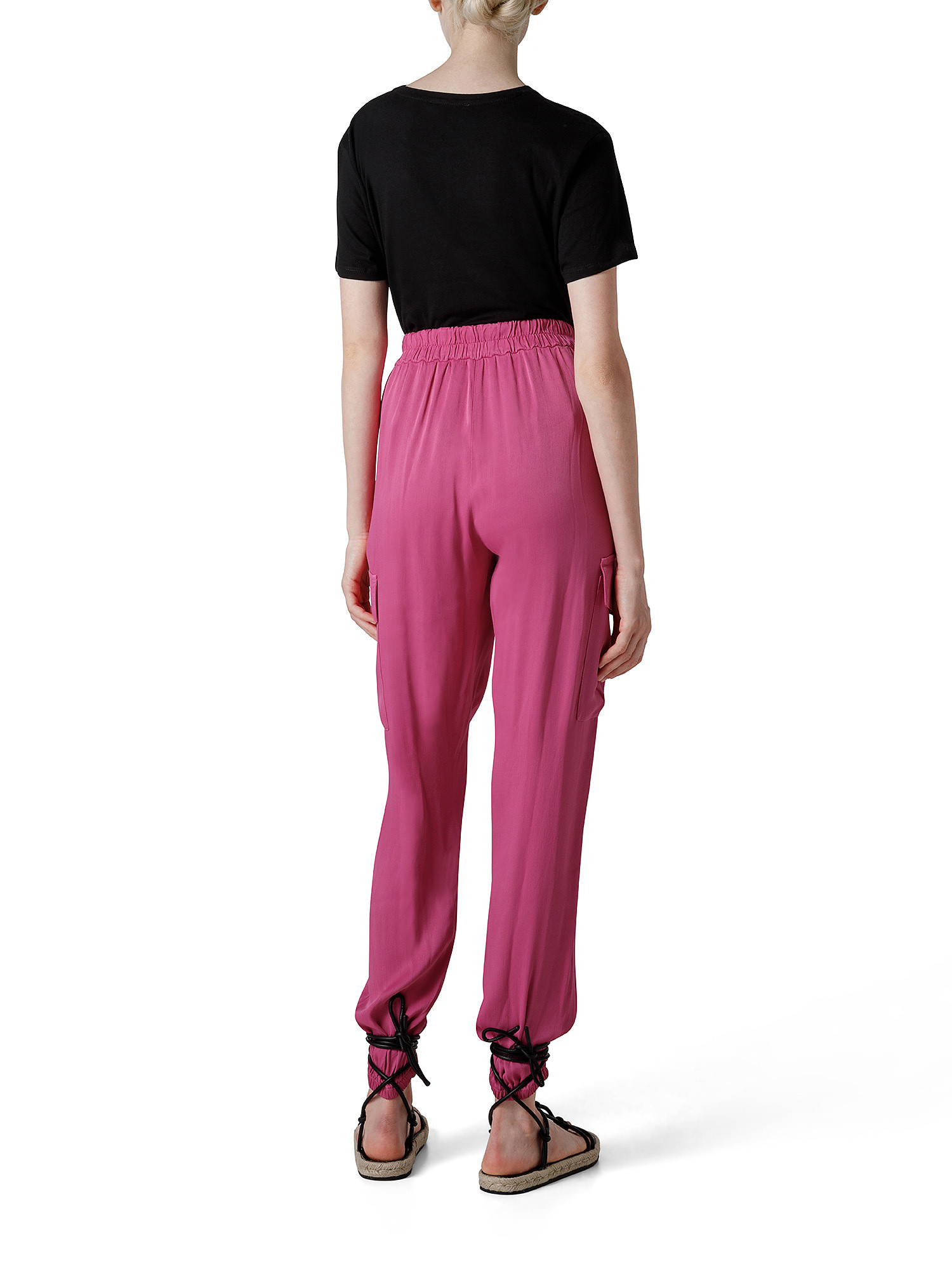 Cargo trousers, Pink Fuchsia, large image number 3