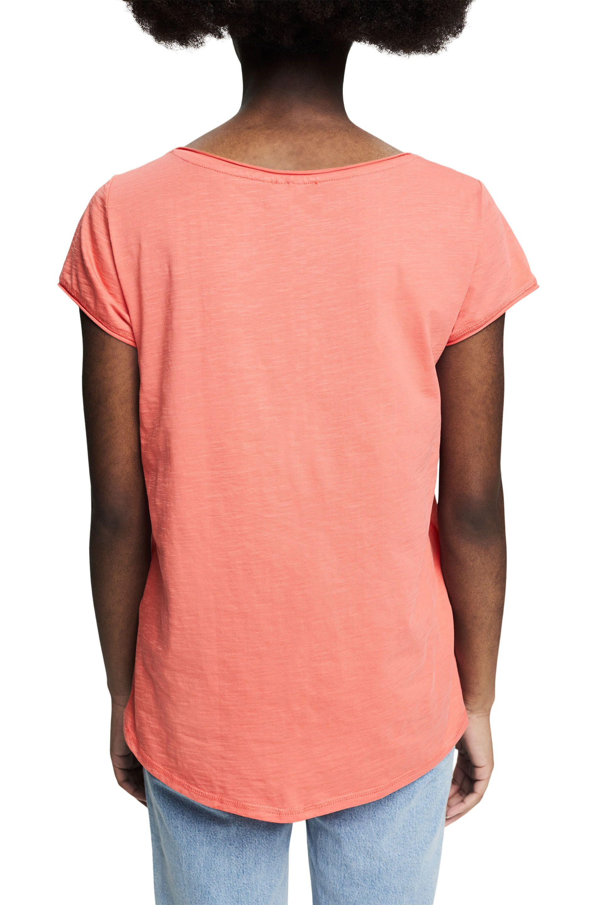 T-shirt a tinta unita, Arancione, large image number 2