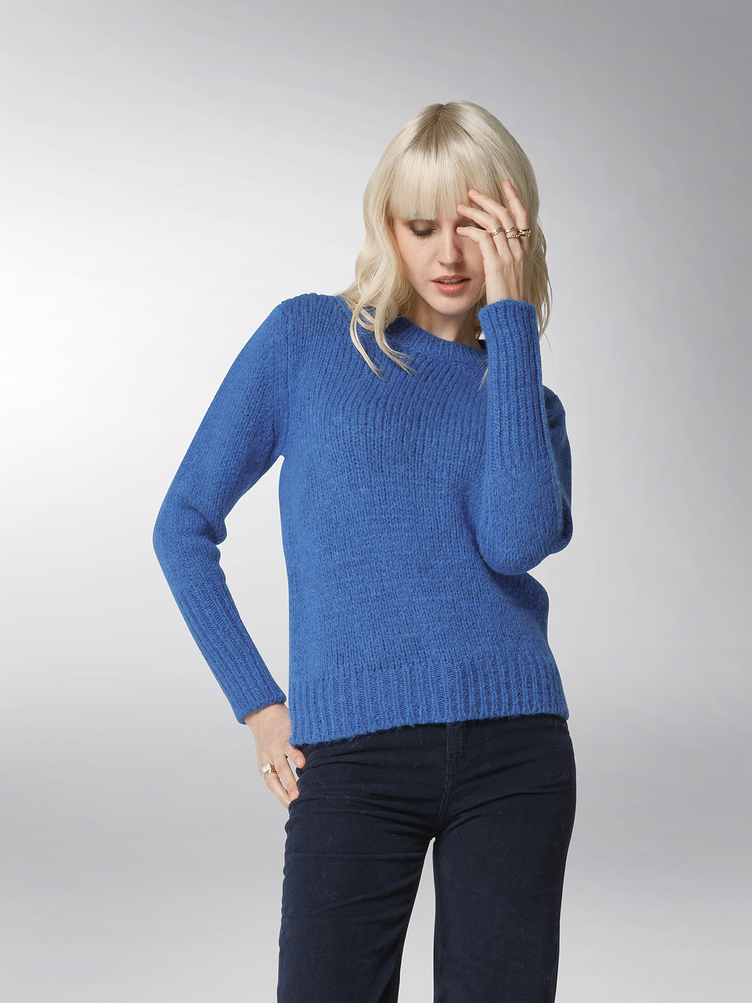 K Collection - Crewneck sweater, Blue, large image number 4