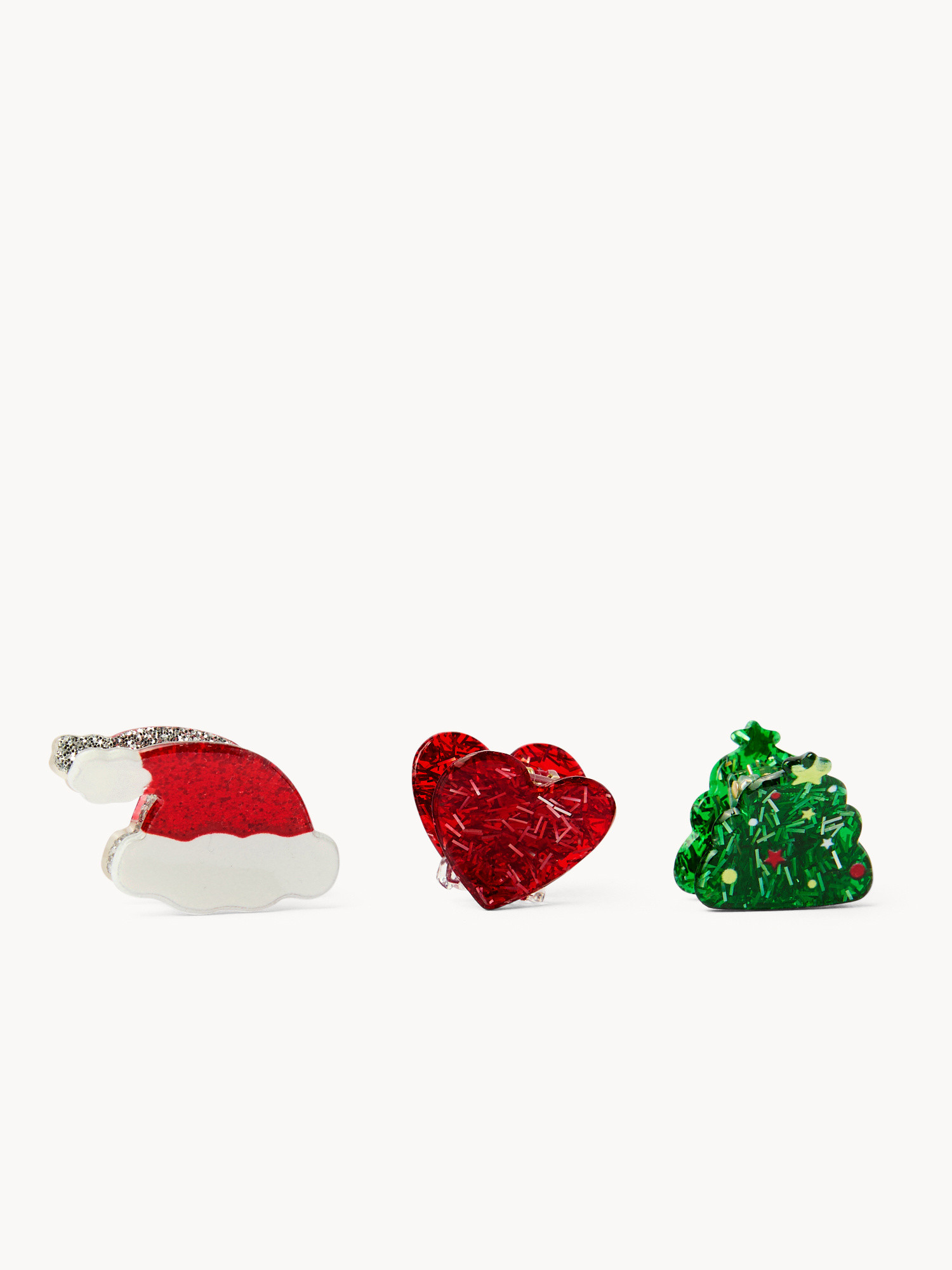 Set of 3 Christmas clothespins, Multicolor, large image number 0