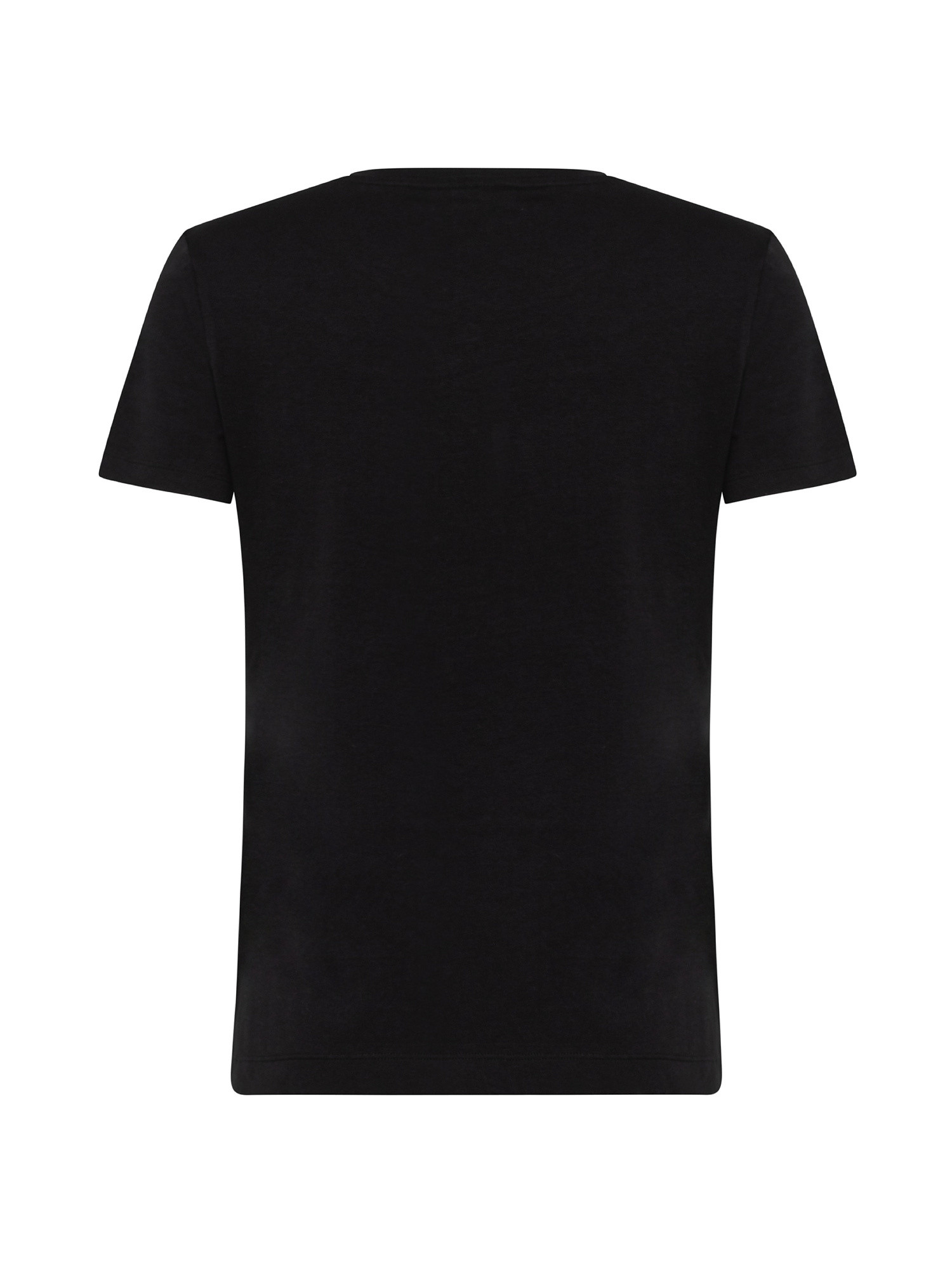 Palm logo T-shirt, Black, large image number 1