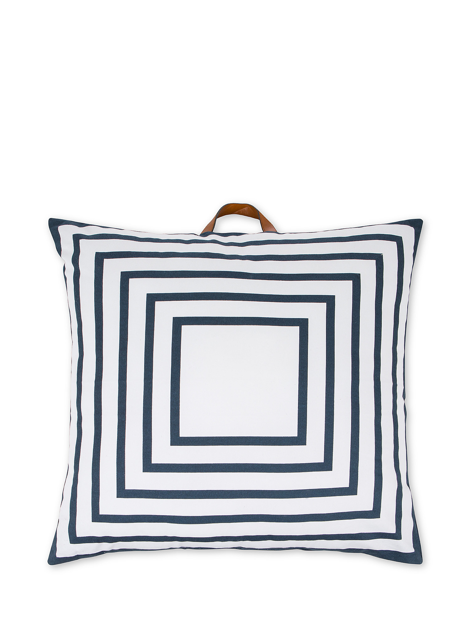 Cushion 70x70 cm with handles, White, large image number 0