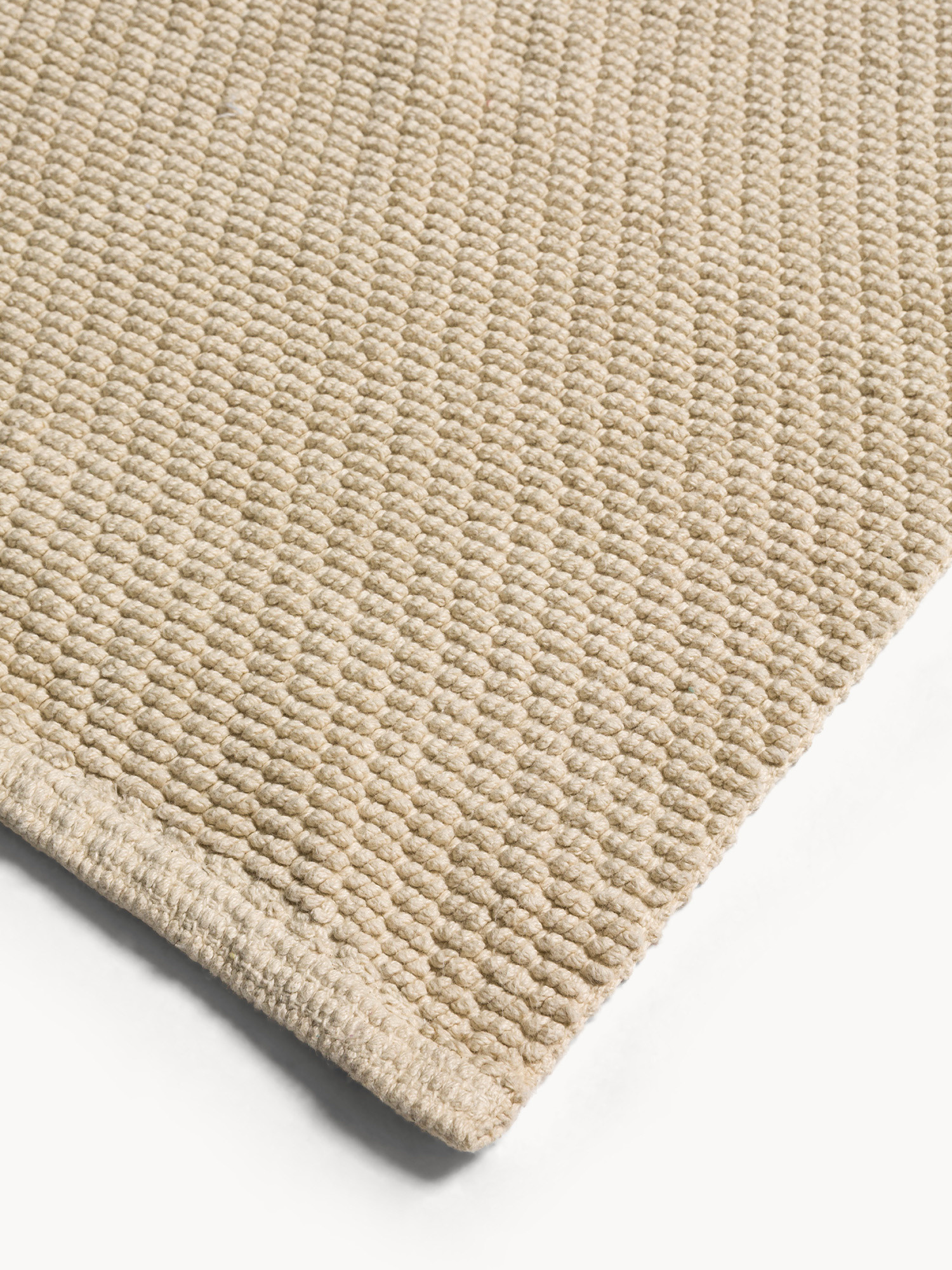 Tappeto bagno sardo in cotone, Beige, large image number 1
