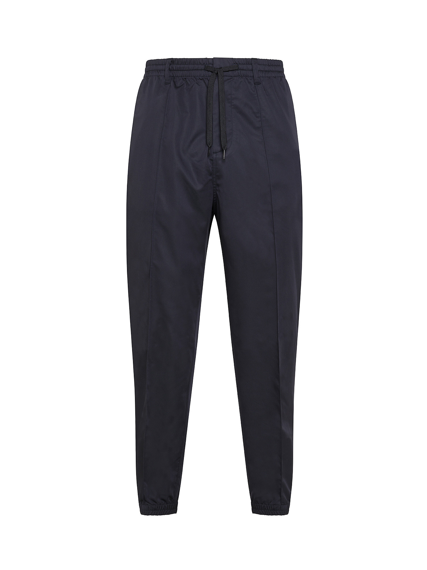 Emporio Armani - Pantaloni con coulisse, Blu scuro, large image number 0