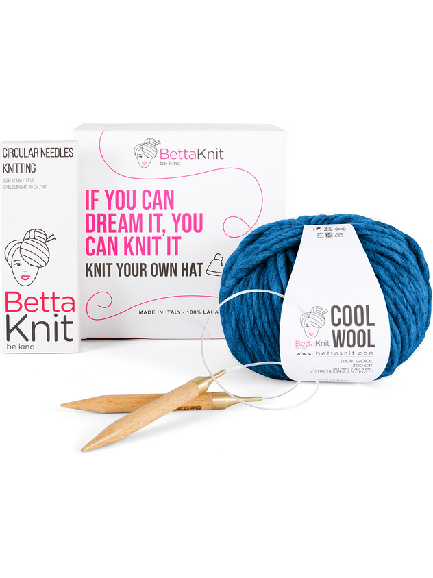 Ball set Cool Wool pure wool by BettaKnit