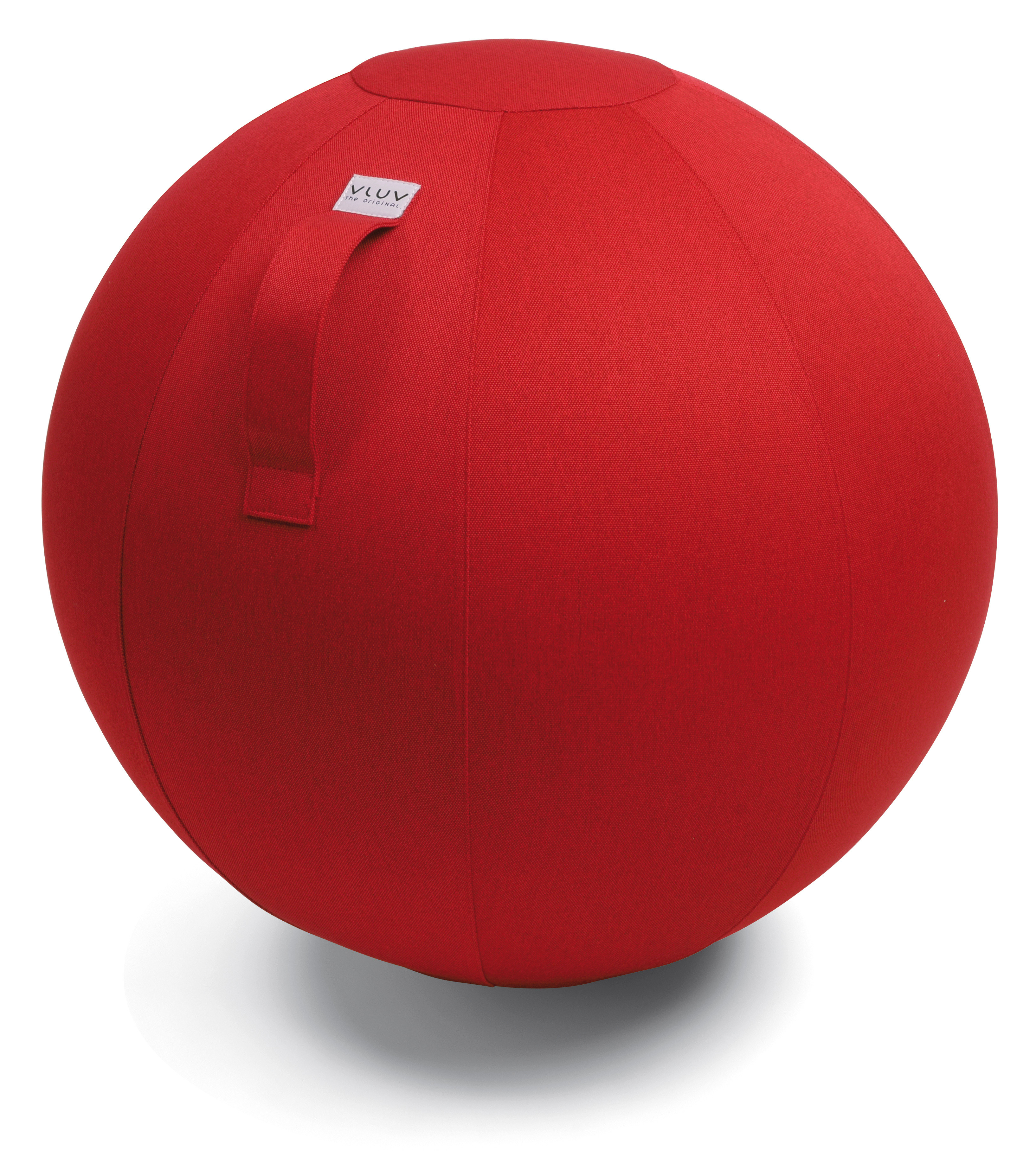 VLUV palla da seduta in stoffa Leiv, Rosso, large image number 0