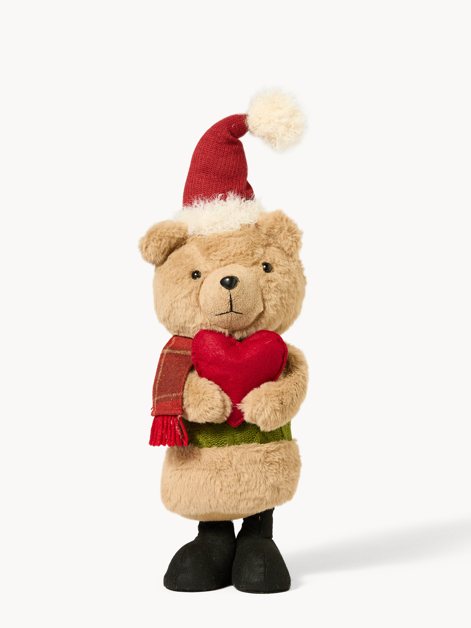 Decorazione natalizia orsetto con cuore M, Multicolor, large image number 0