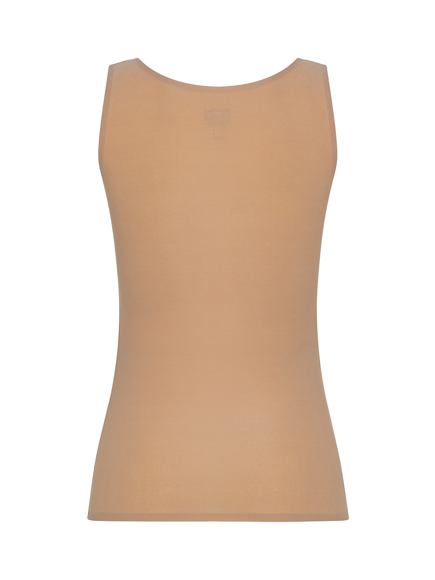 Top with round neckline, Nude, large image number 1