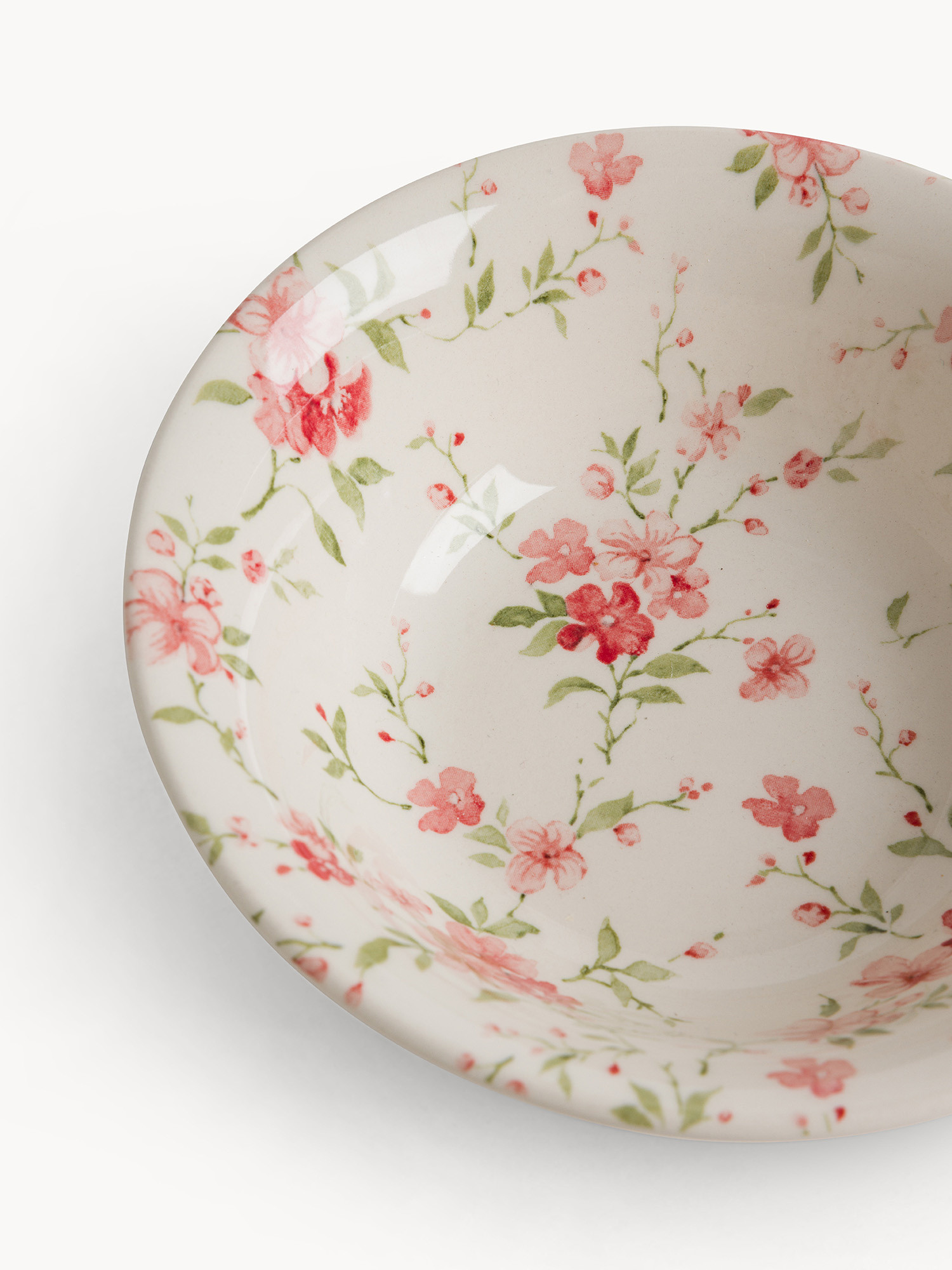 Flower ceramic bowl, Pink, large image number 1