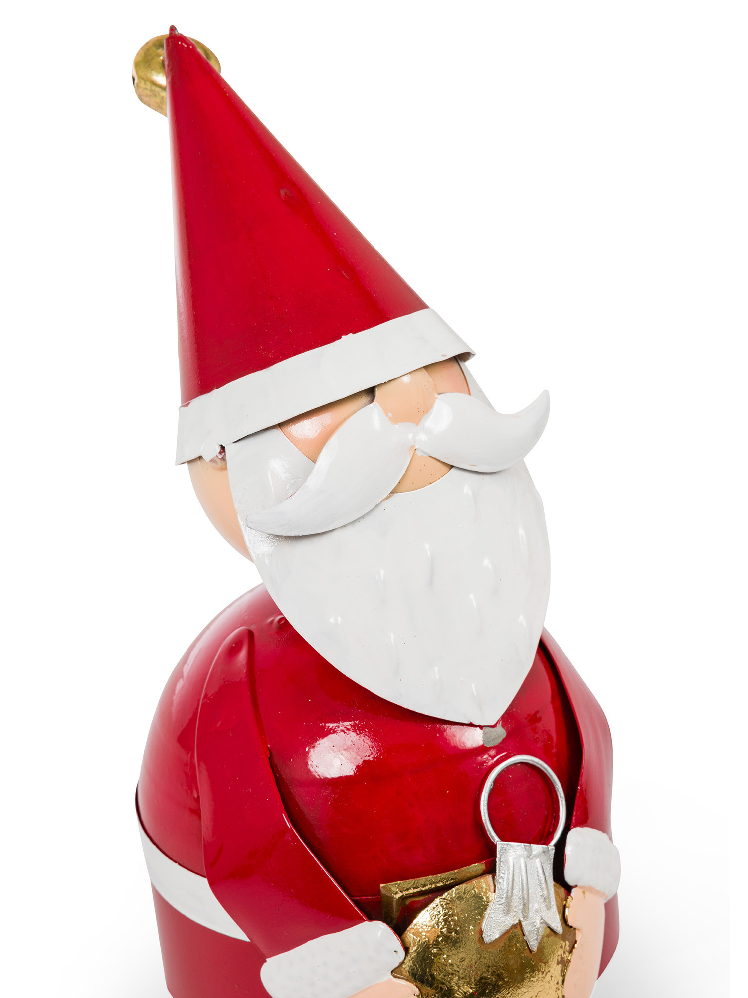 Statuetta babbo Natale in ferro, Rosso chiaro, large image number 1