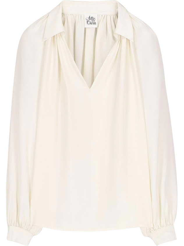 Consuelo blouse in habutai silk