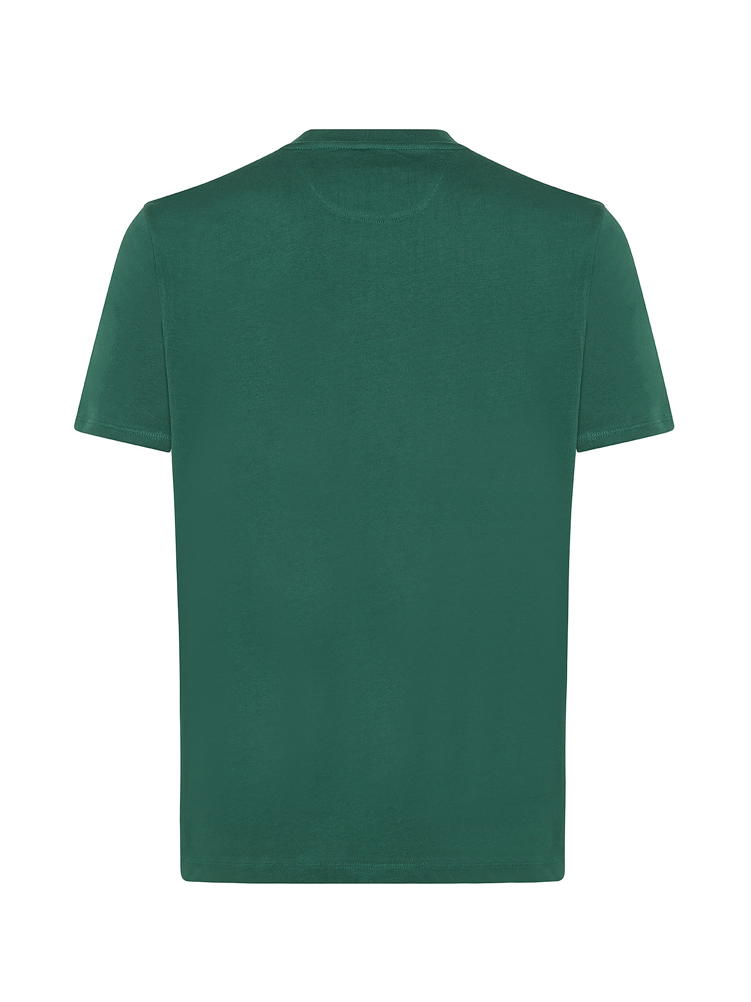 JCT - T-shirt in puro cotone supima, Verde scuro, large image number 1