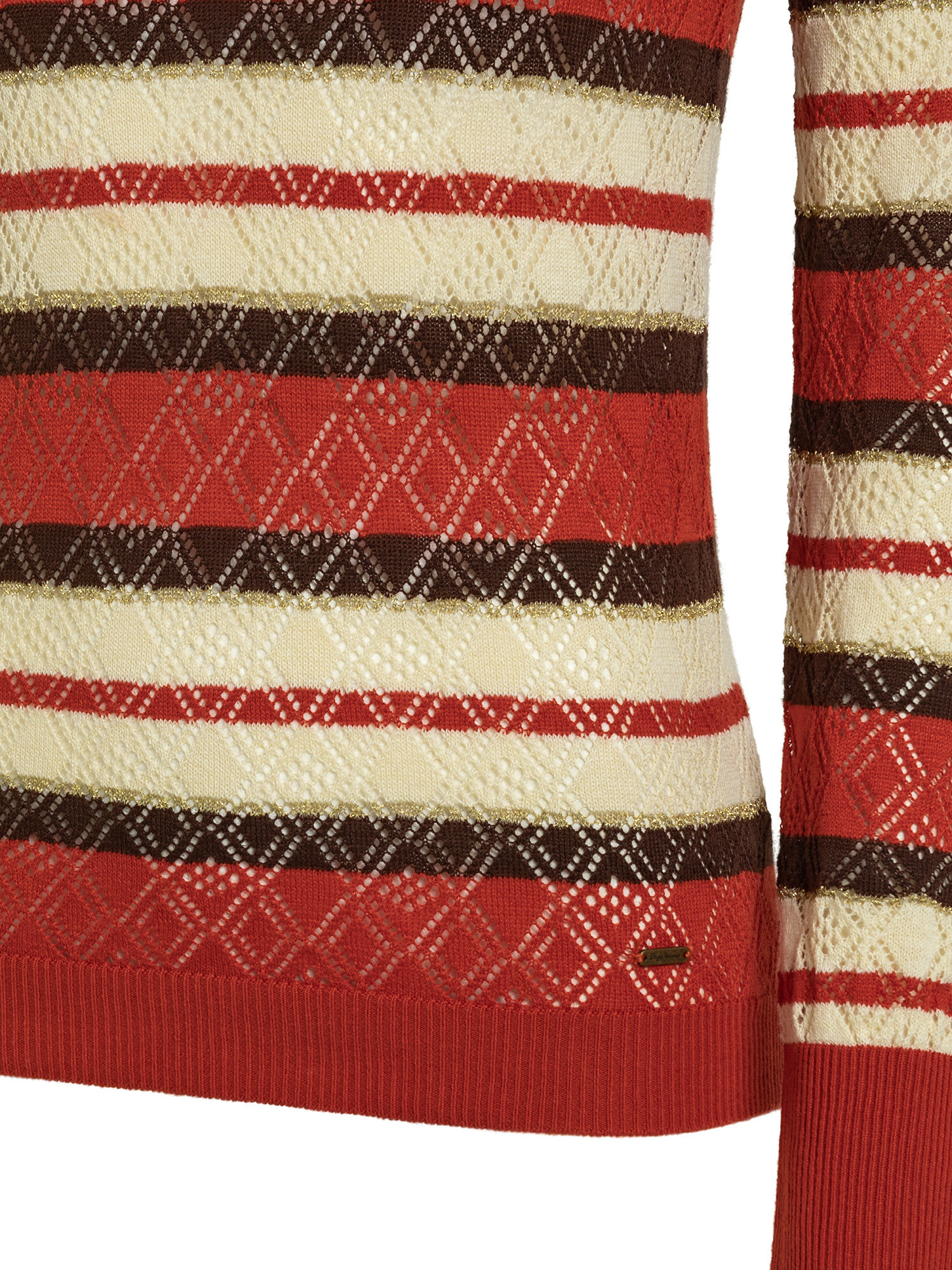 Striped turtleneck sweater, Multicolor, large image number 2