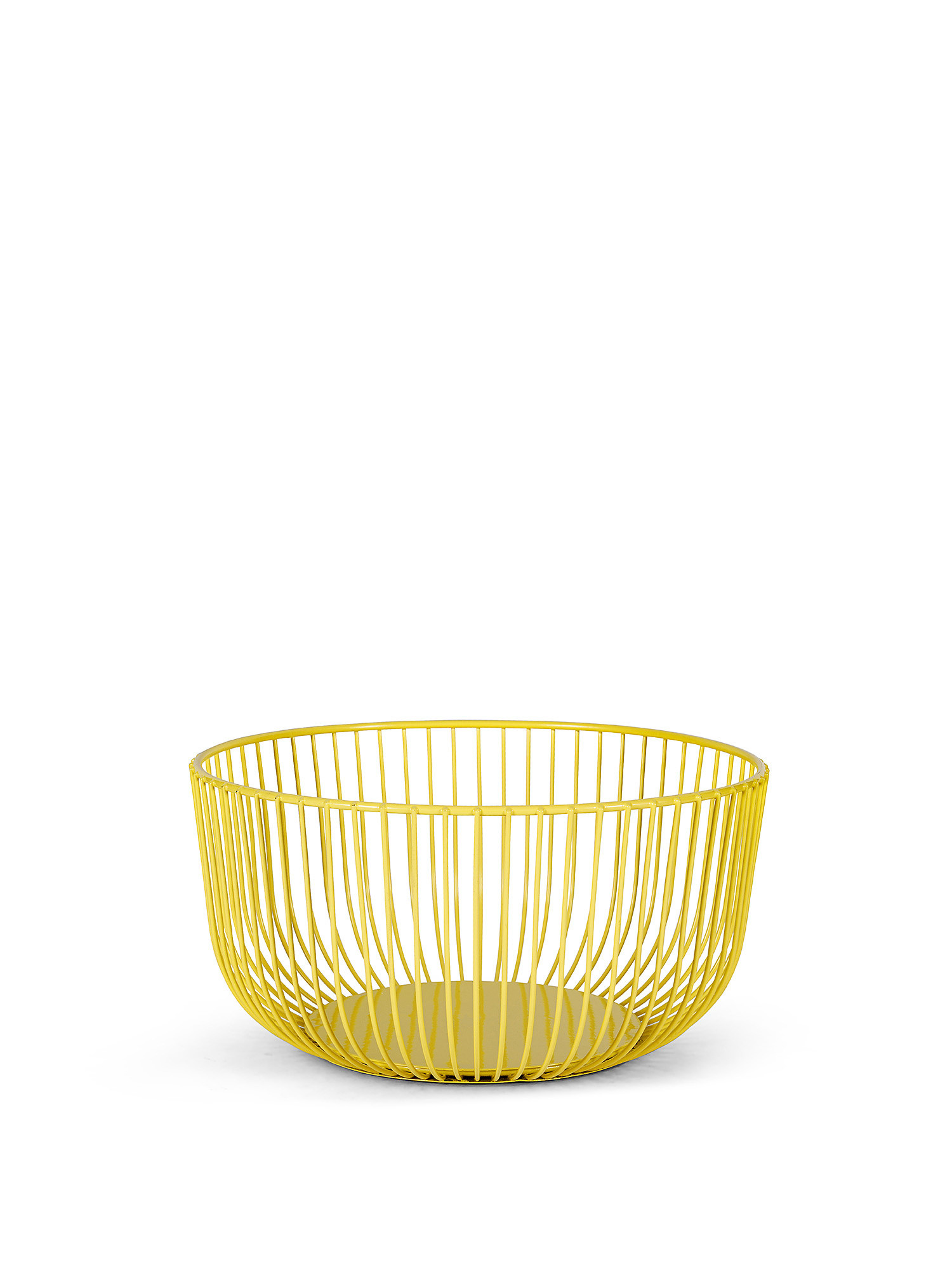 Colored thread fruit basket, Yellow, large image number 0